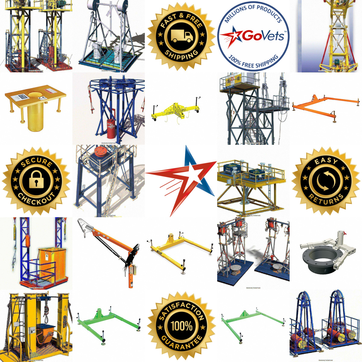 A selection of Confined Space Portable Davit Bases products on GoVets