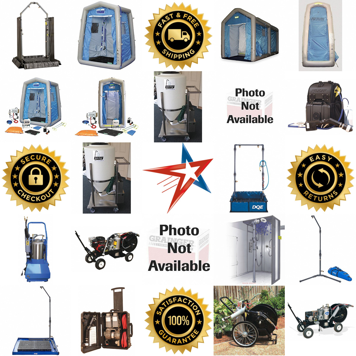 A selection of Portable Decontamination Showers products on GoVets