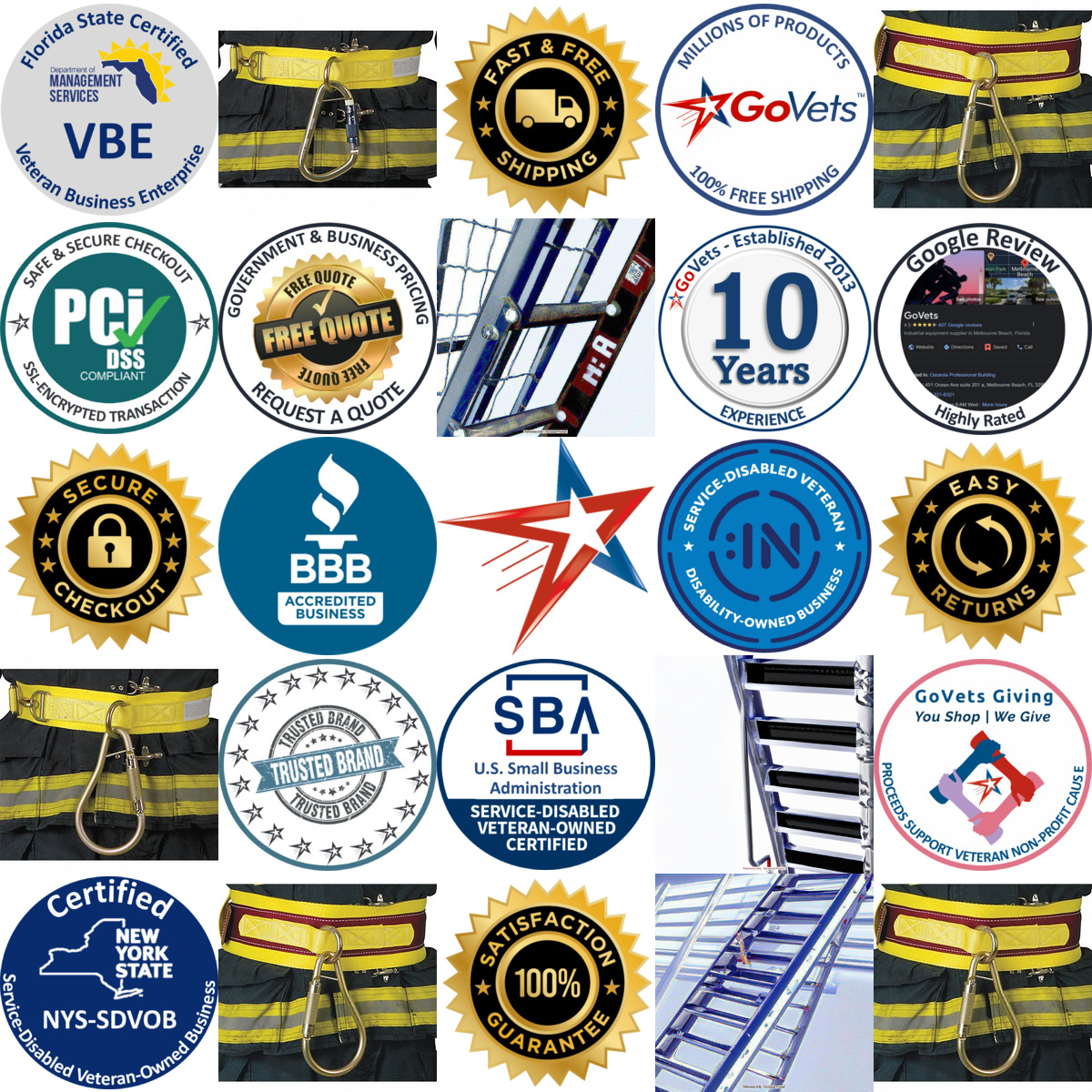 A selection of Ladder Escape Belts products on GoVets