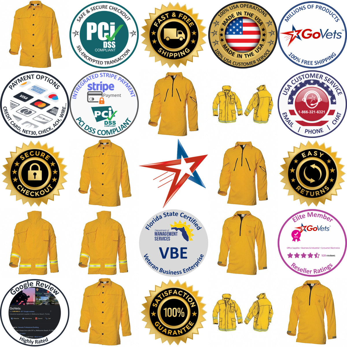 A selection of Wildland Fire Fighting Jackets and Coats products on GoVets