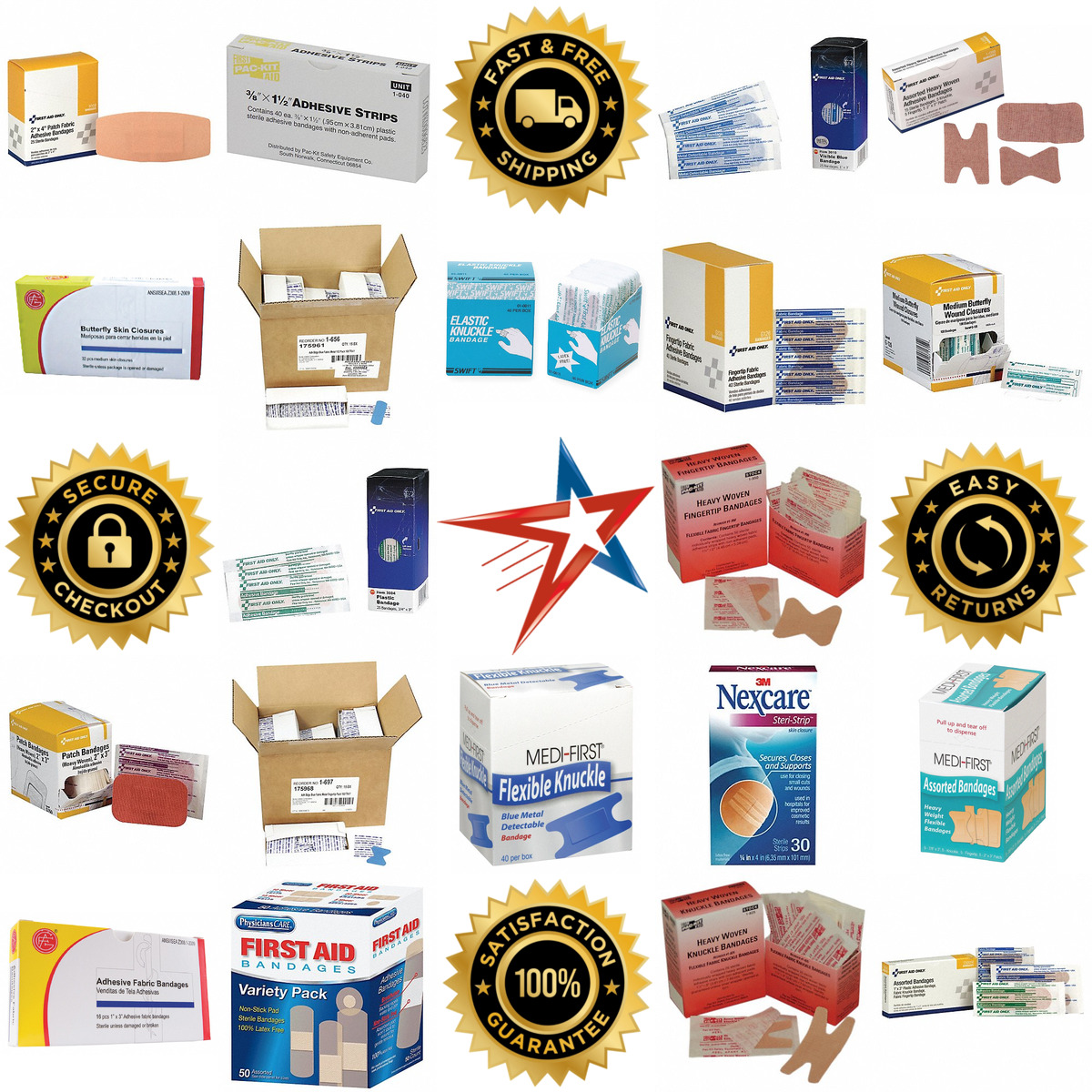 A selection of Adhesive Bandages products on GoVets