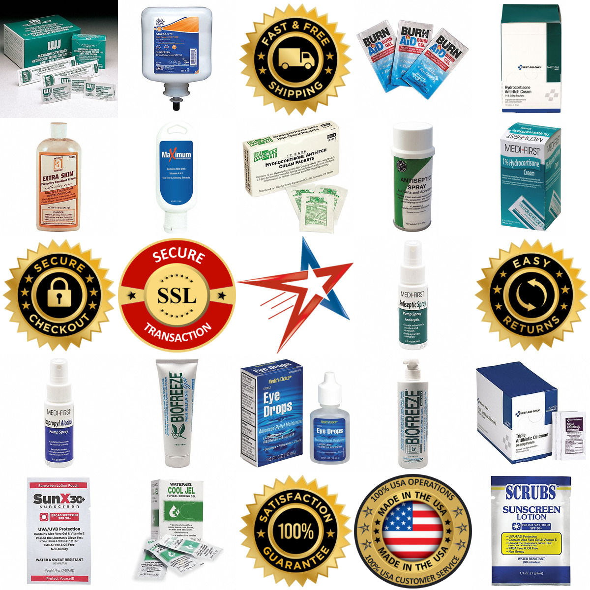 A selection of Topical Ointments Creams and Antiseptics products on GoVets