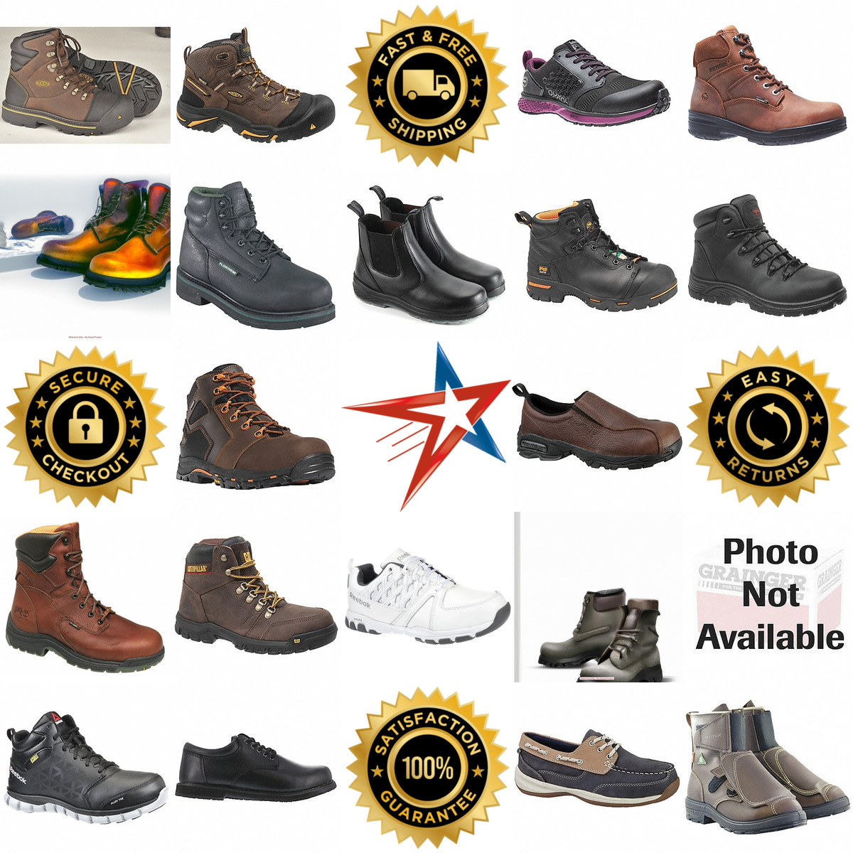 A selection of Work Boots and Shoes products on GoVets