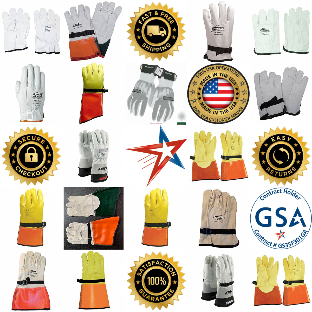 A selection of Electrical Glove Protectors products on GoVets