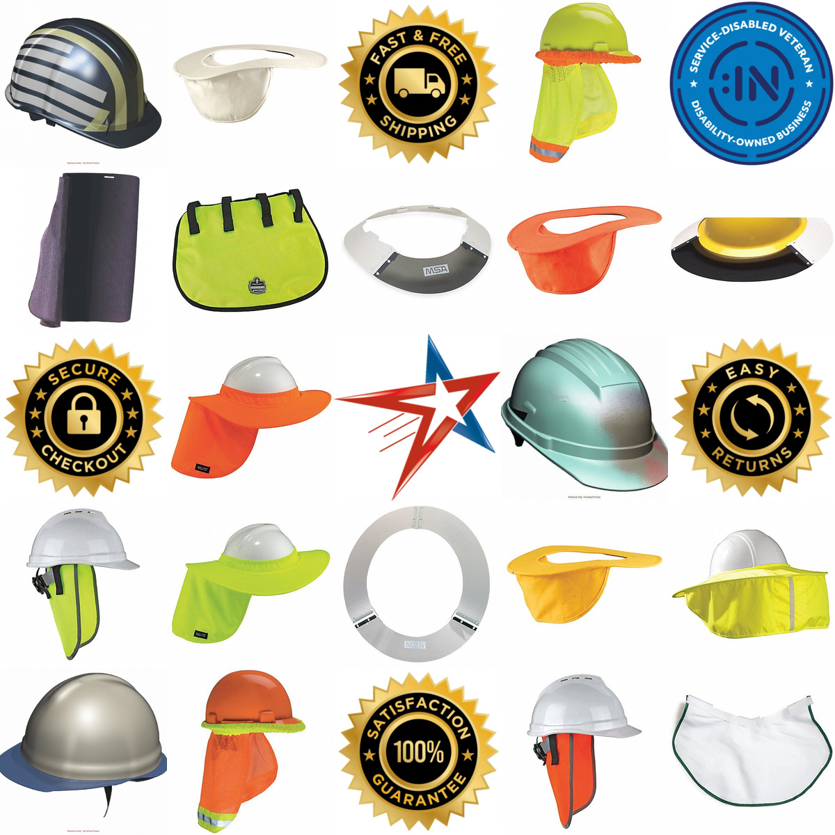 A selection of Hard Hat Sun Shades products on GoVets