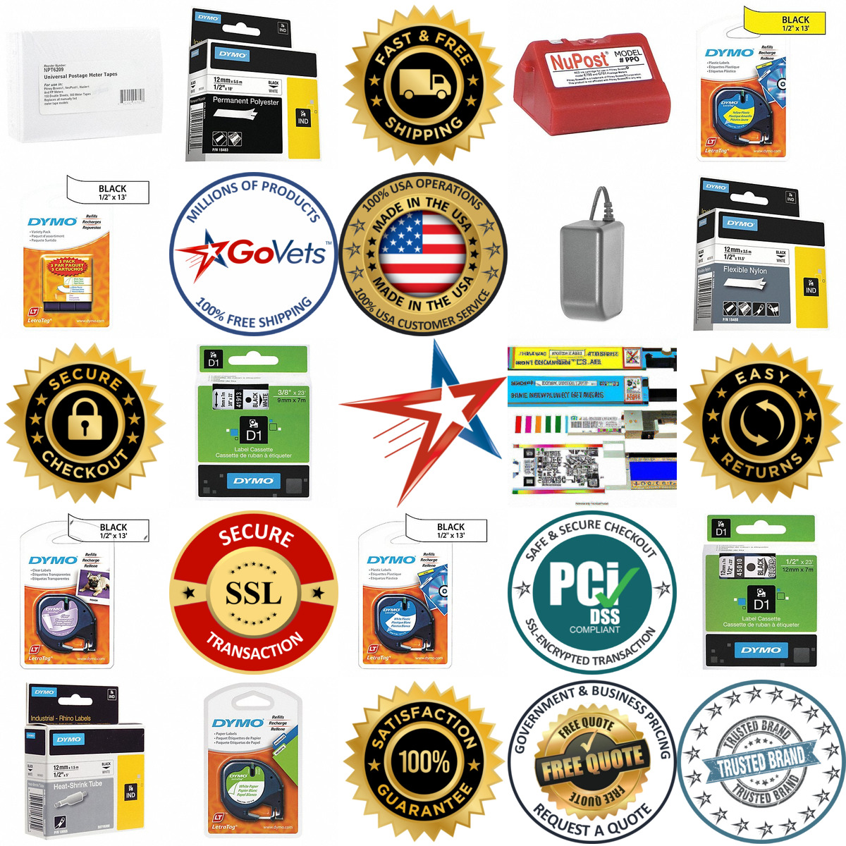 A selection of Printer Labels products on GoVets