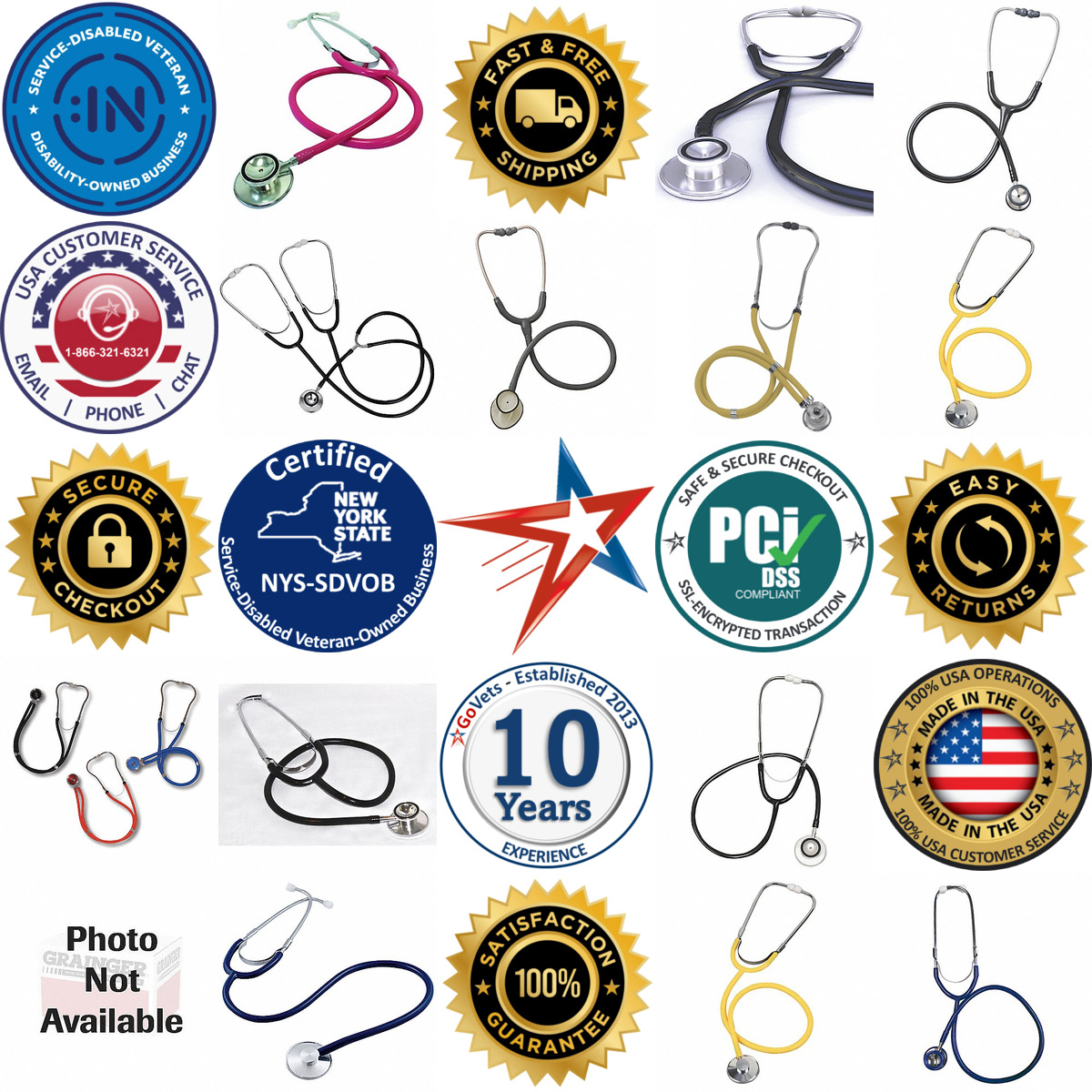 A selection of Stethoscopes products on GoVets