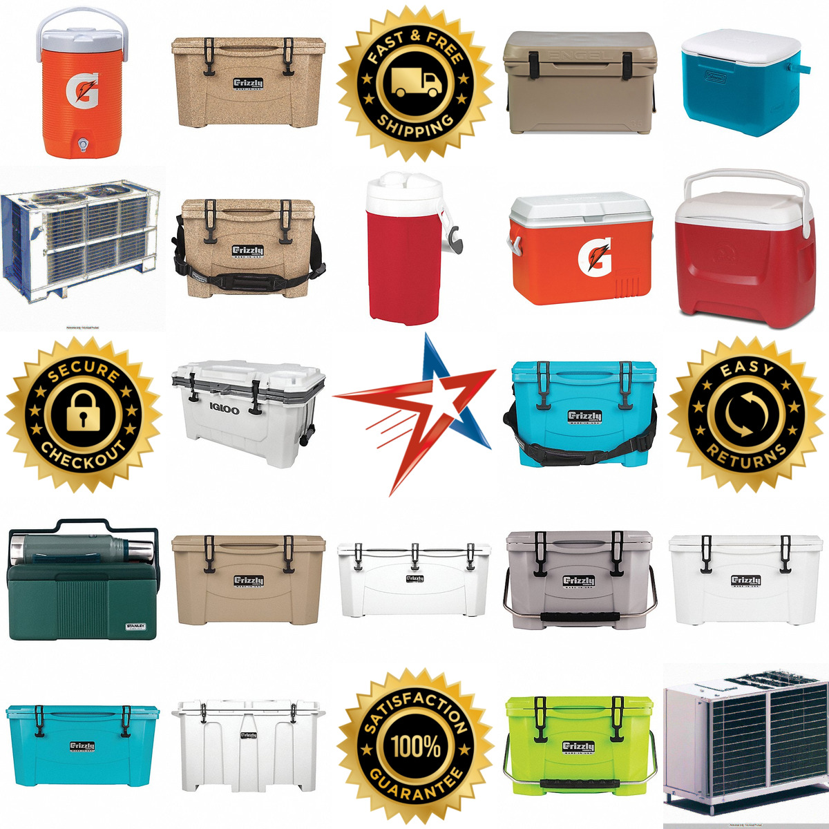 A selection of Coolers products on GoVets