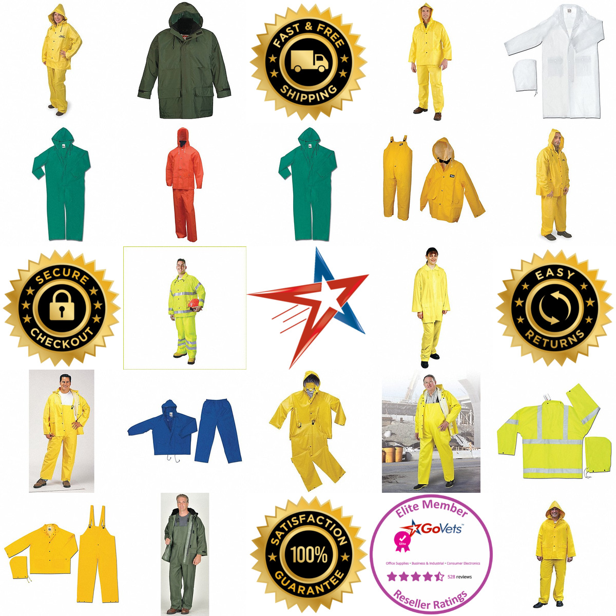 A selection of Rain Suits products on GoVets