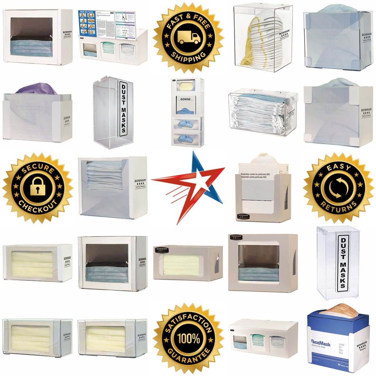 A selection of Respirator Dispensers products on GoVets