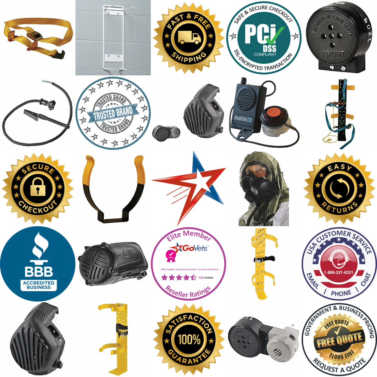 A selection of Self Contained Breathing Apparatus Accessories products on GoVets