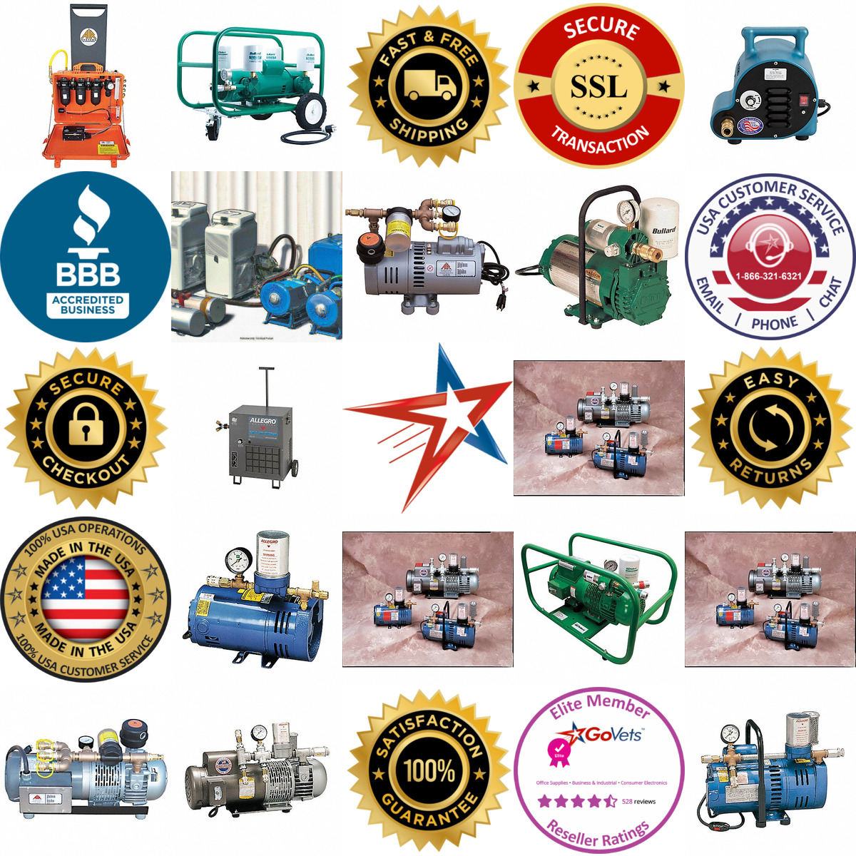 A selection of Supplied Air Compressors and Ambient Air Pumps products on GoVets