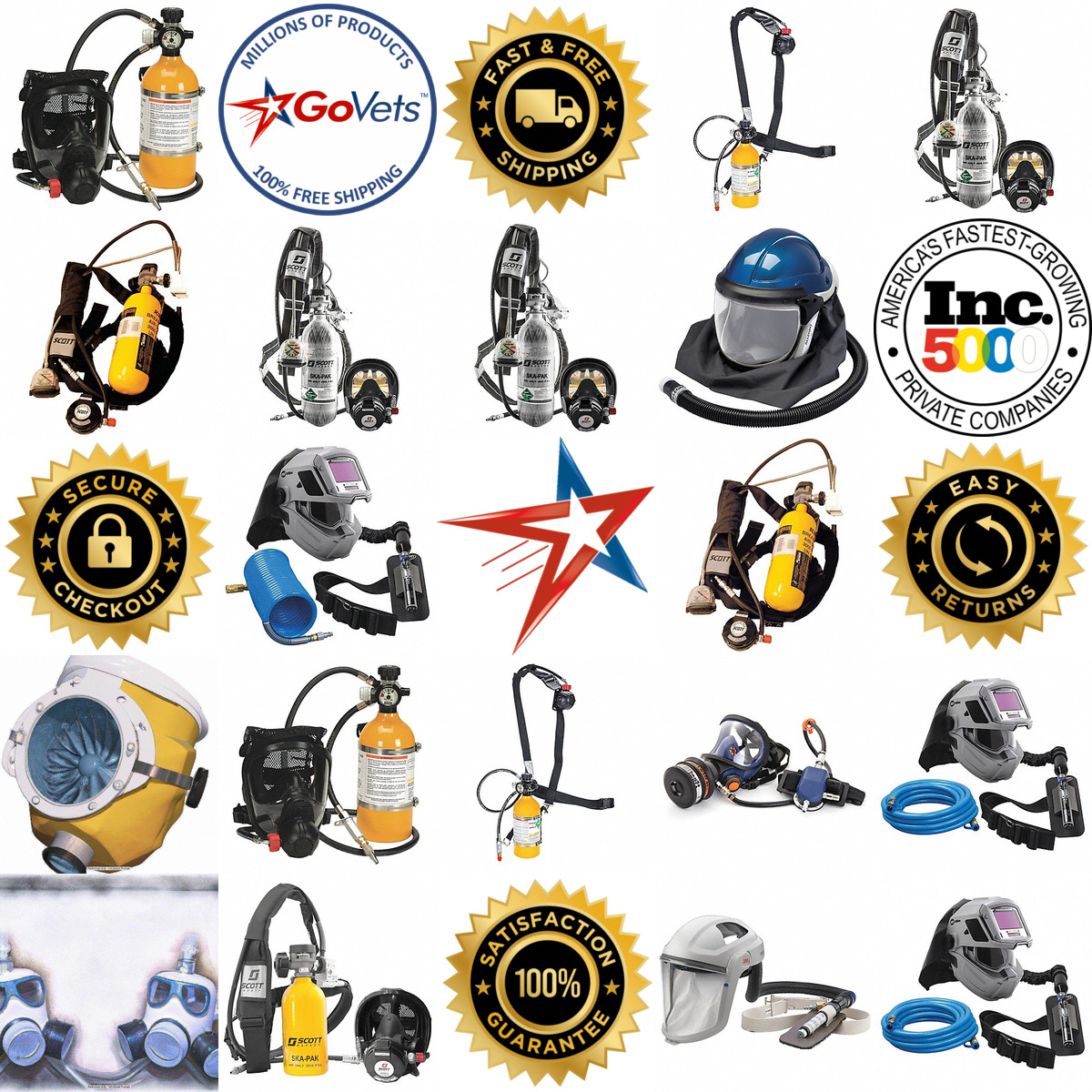 A selection of Supplied Air Respirators Without Air Source products on GoVets