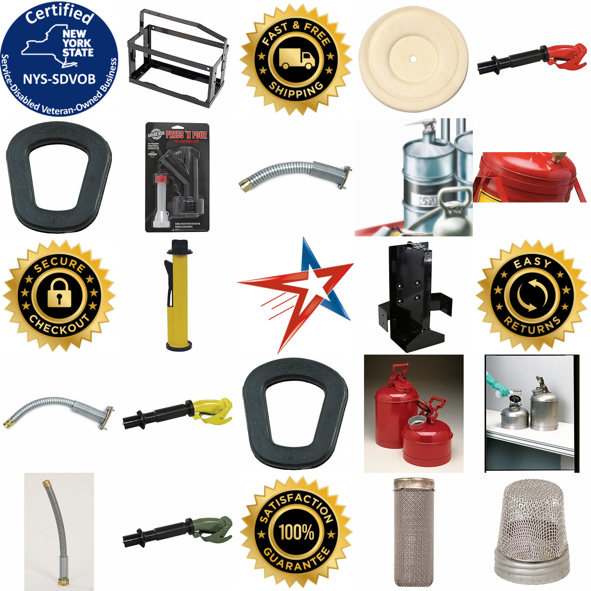 A selection of Safety Can Accessories products on GoVets