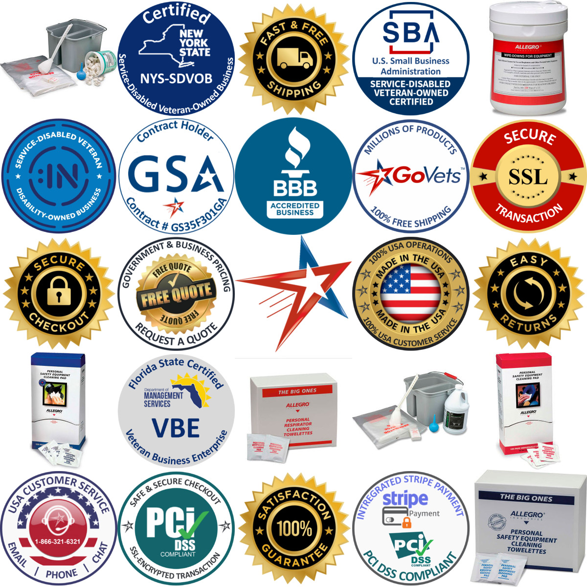 A selection of Respirator Cleaning Kits products on GoVets