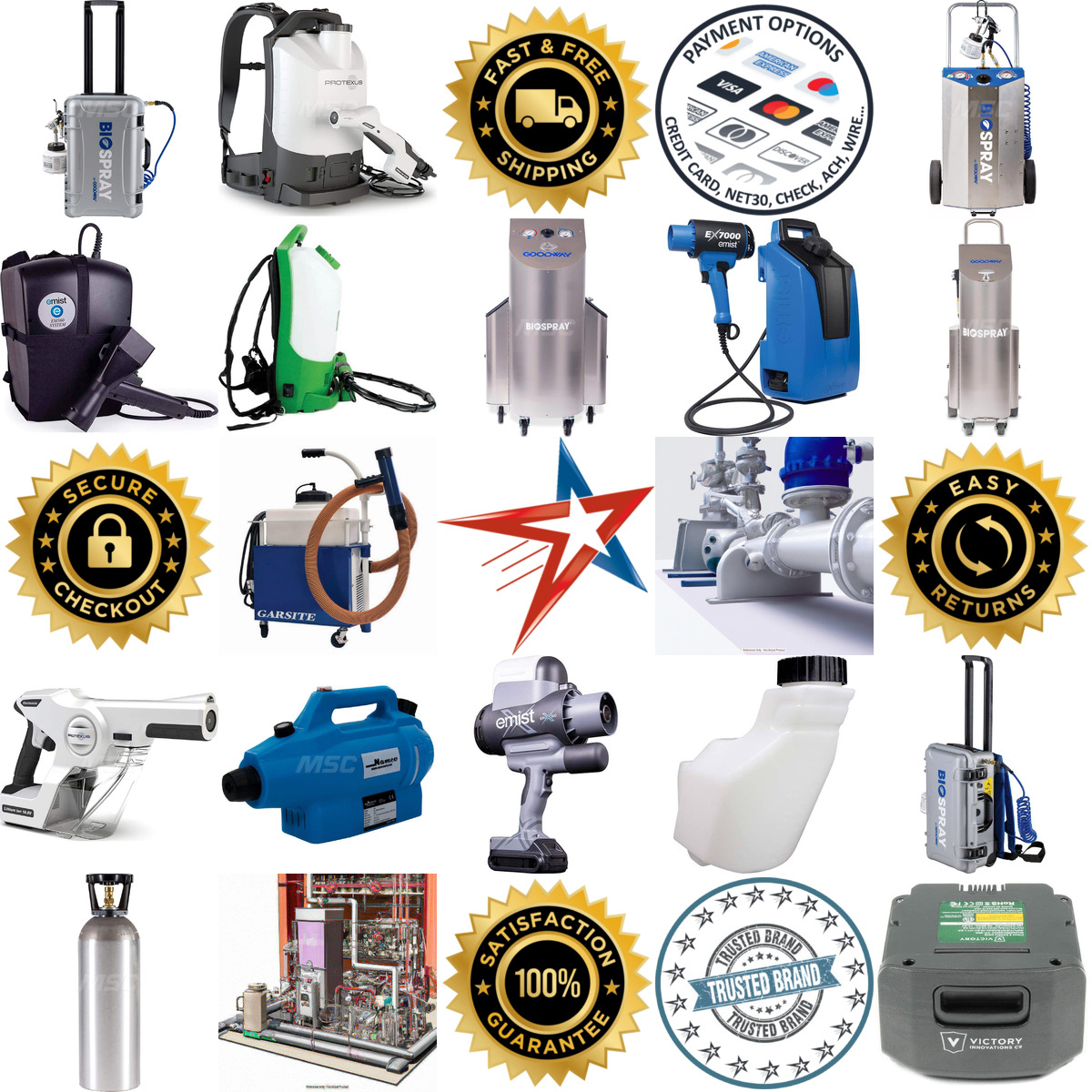 A selection of Electrostatic Sanitizing Equipment products on GoVets