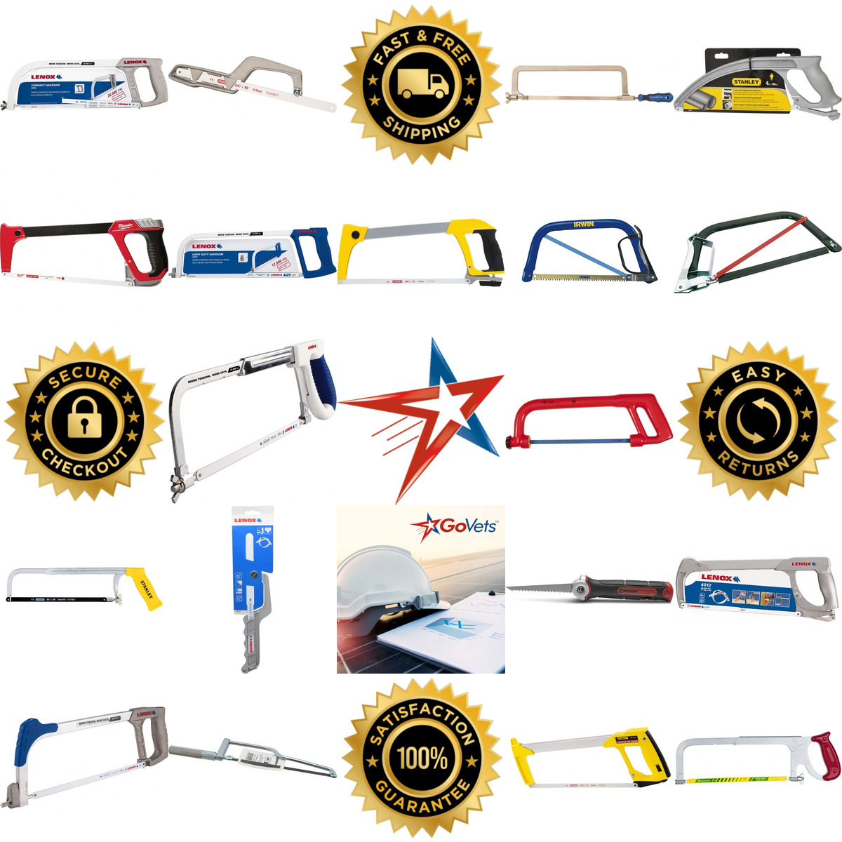 A selection of Hacksaws products on GoVets