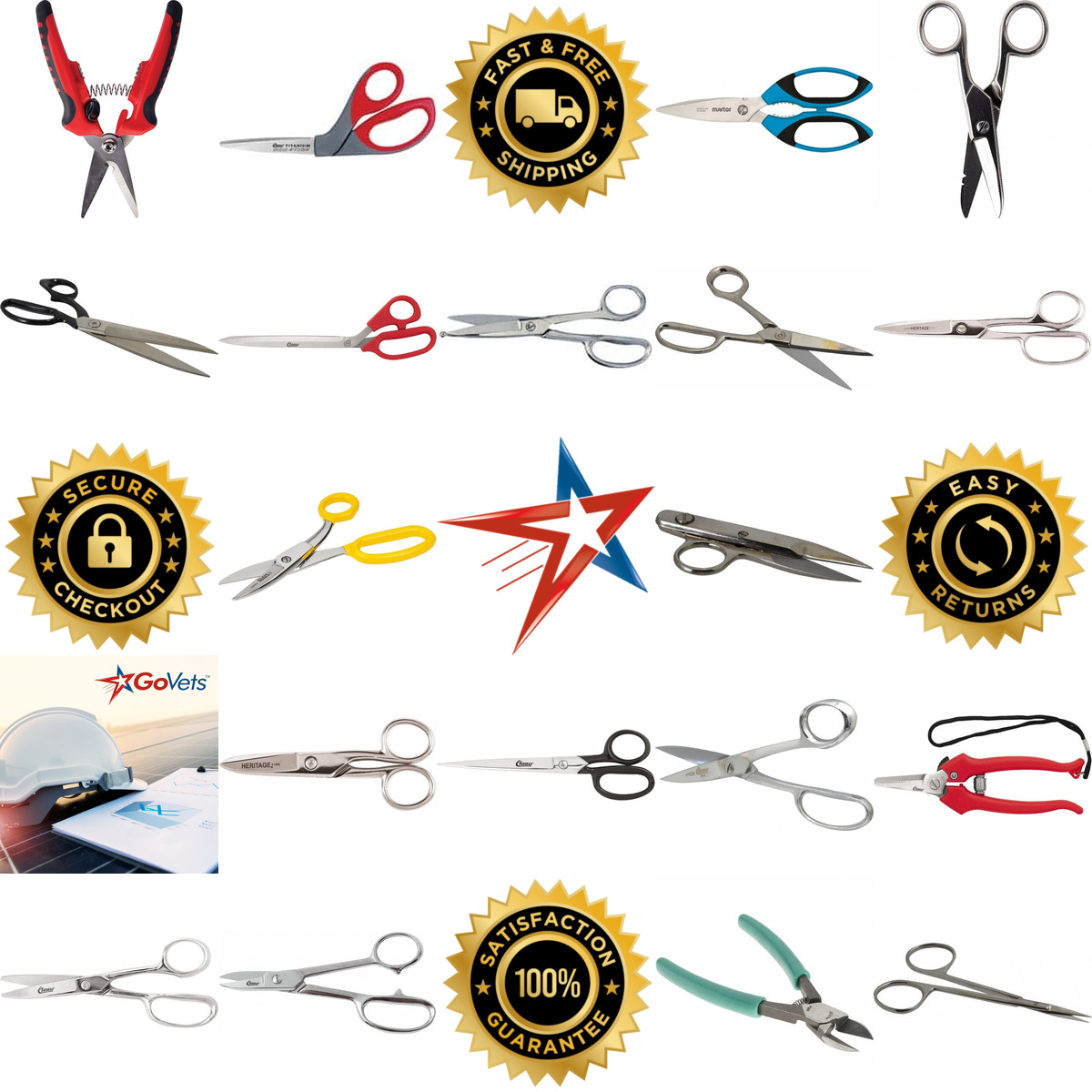 A selection of Scissors and Shears products on GoVets