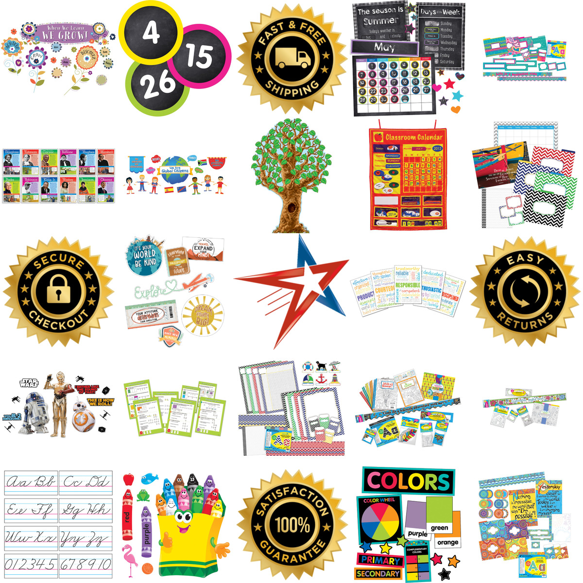 A selection of Bulletin Board Sets products on GoVets