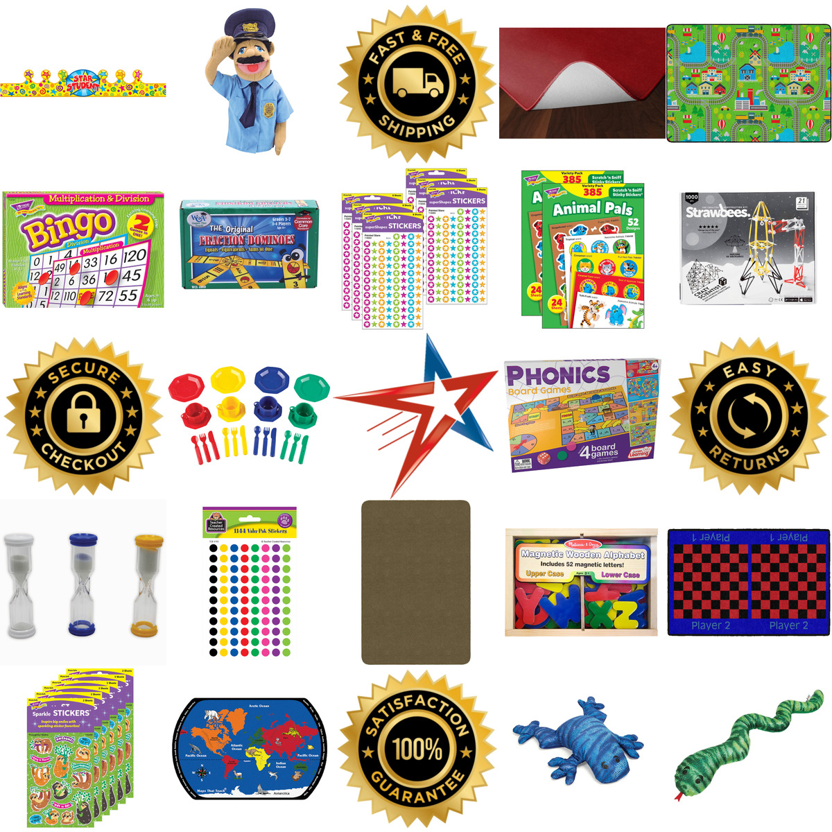 A selection of Classroom Games and Rewards products on GoVets