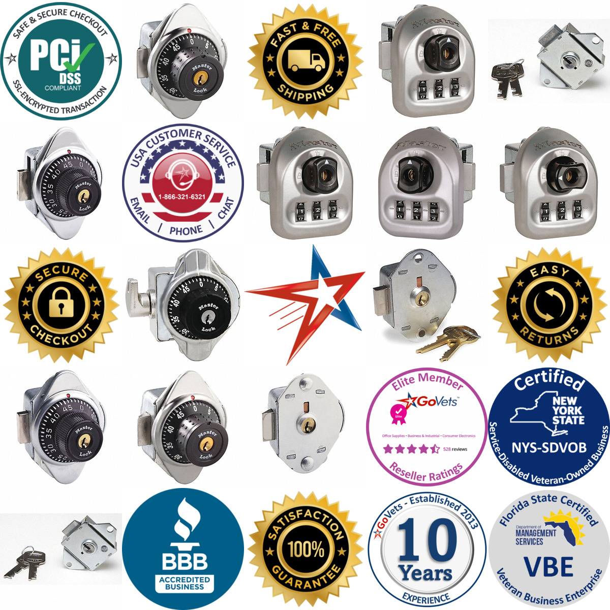 A selection of Built in Locker Locks products on GoVets