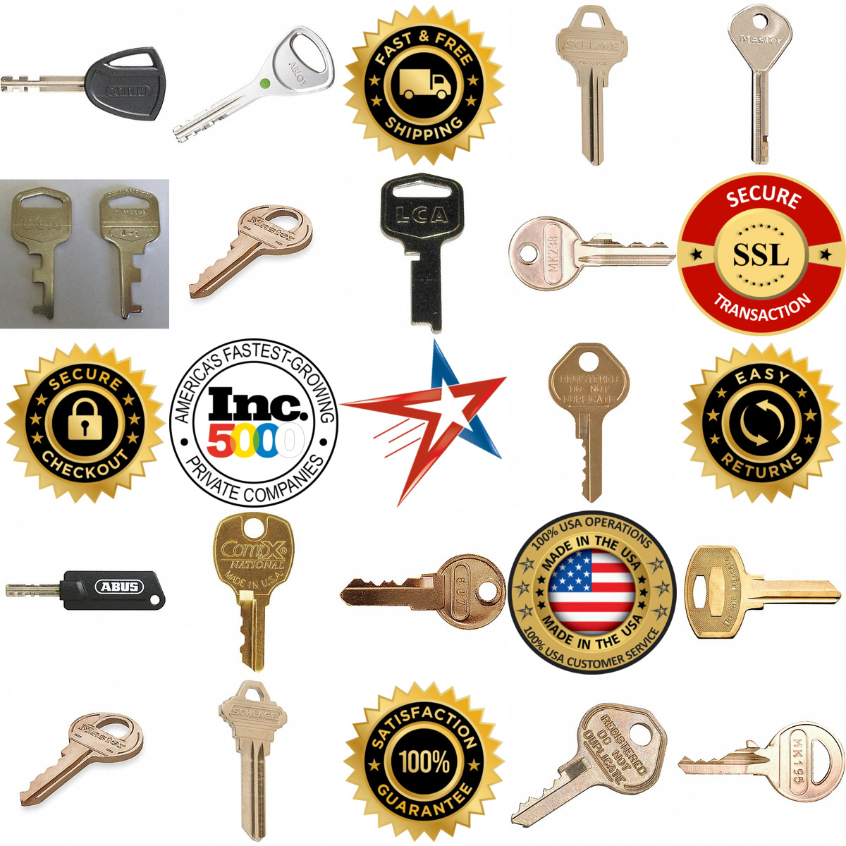 A selection of Control Keys products on GoVets