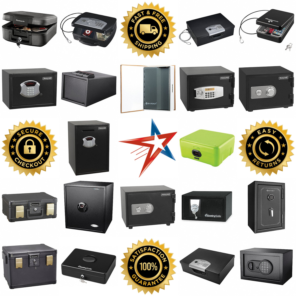 A selection of Portable Safes products on GoVets