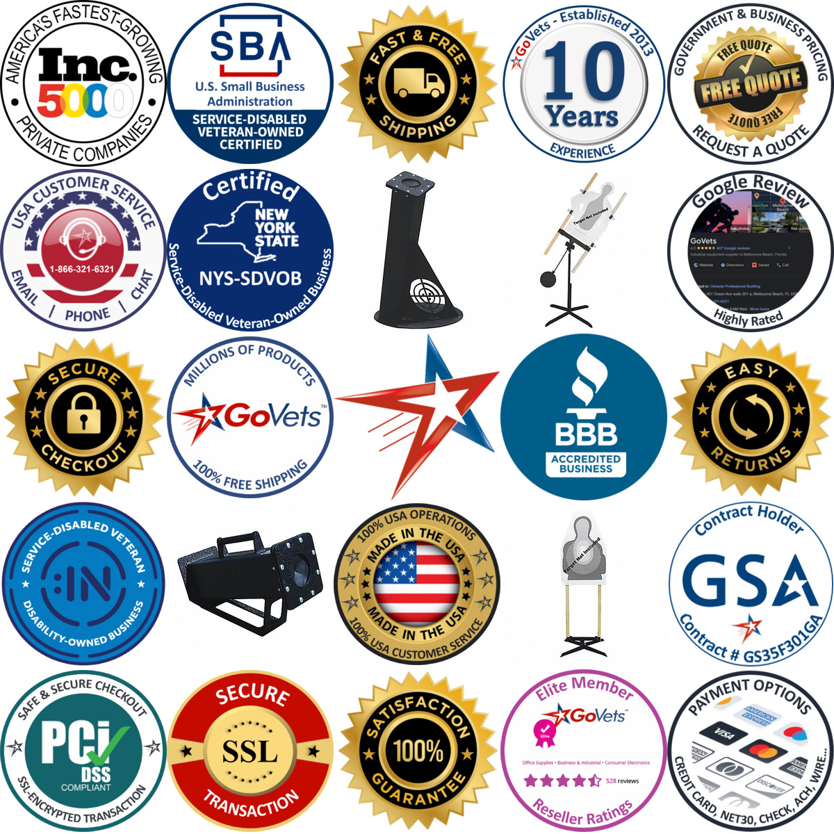 A selection of Shooting Range Target Accessories products on GoVets