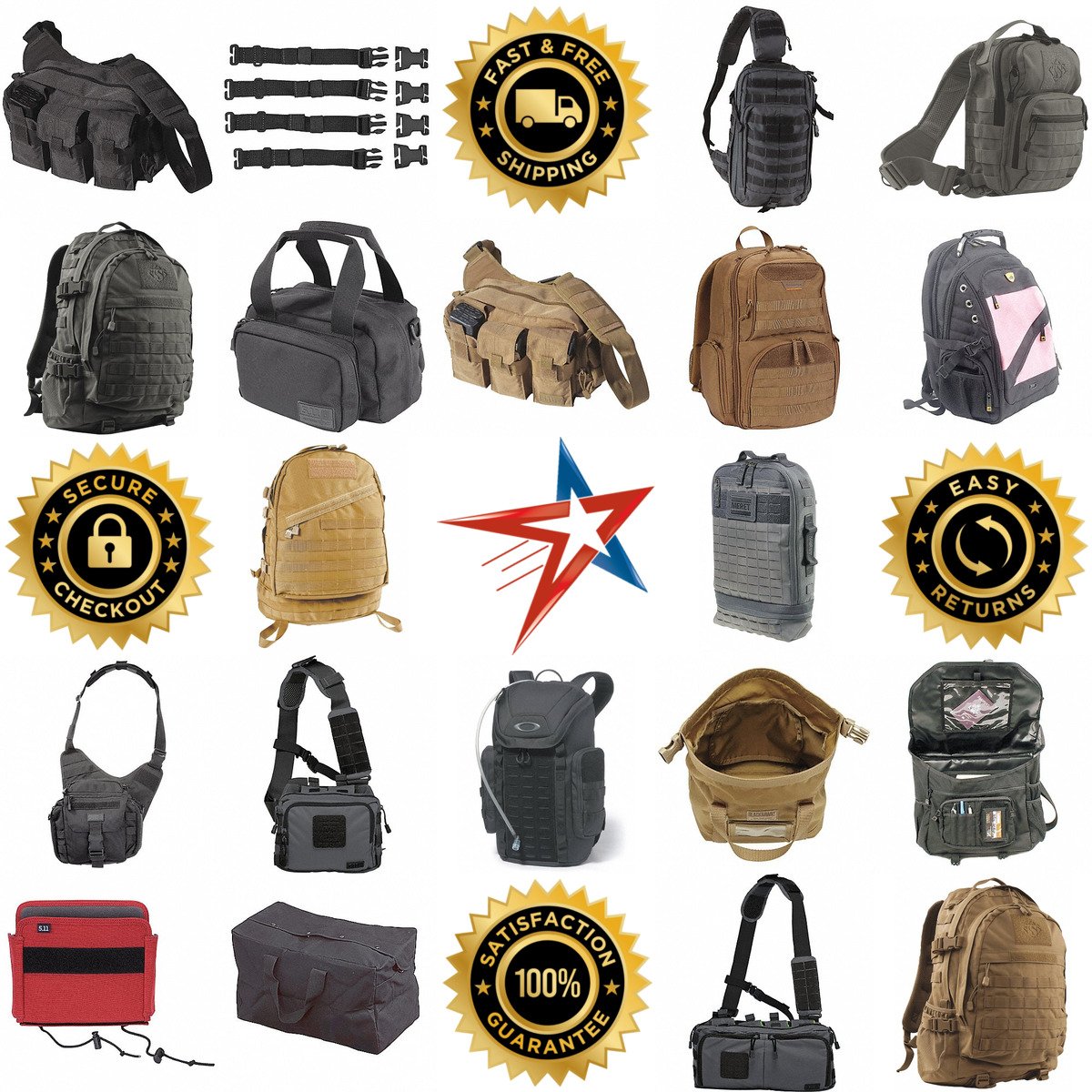 A selection of Tactical Assault Packs products on GoVets