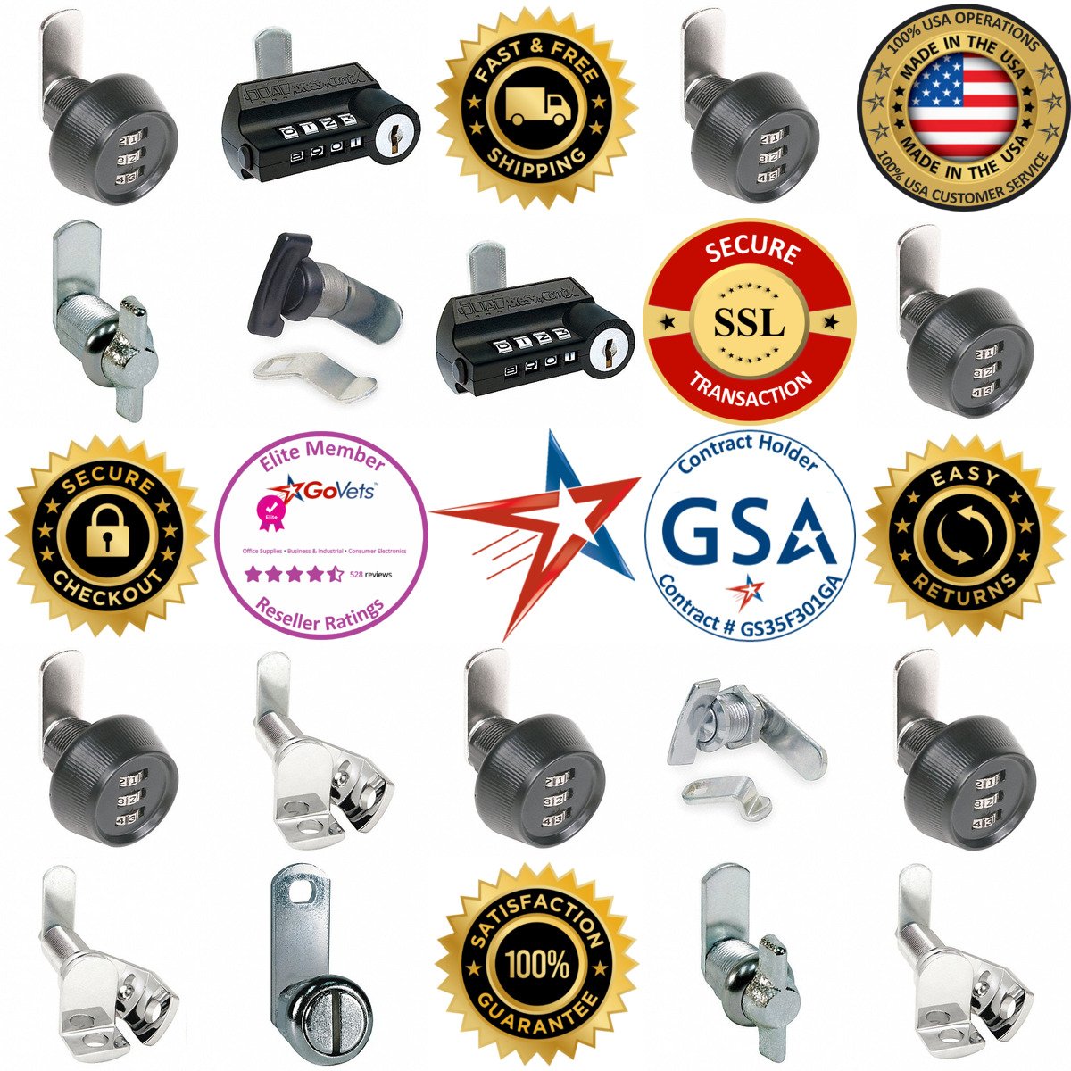 A selection of Keyless Cam Locks products on GoVets