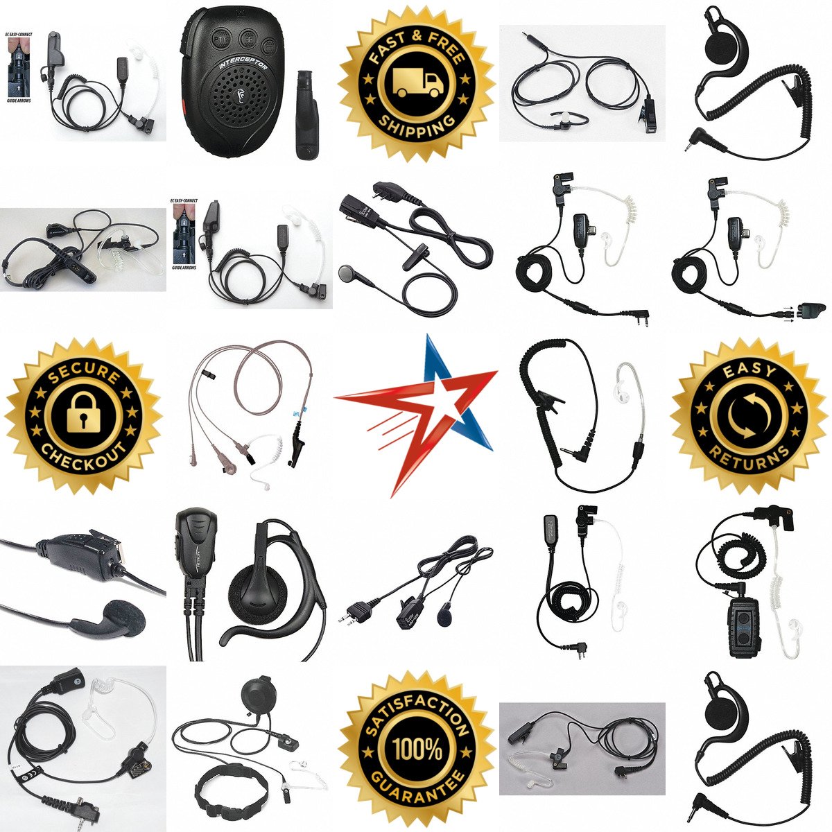 A selection of Two Way Radio Surveillance Kits products on GoVets