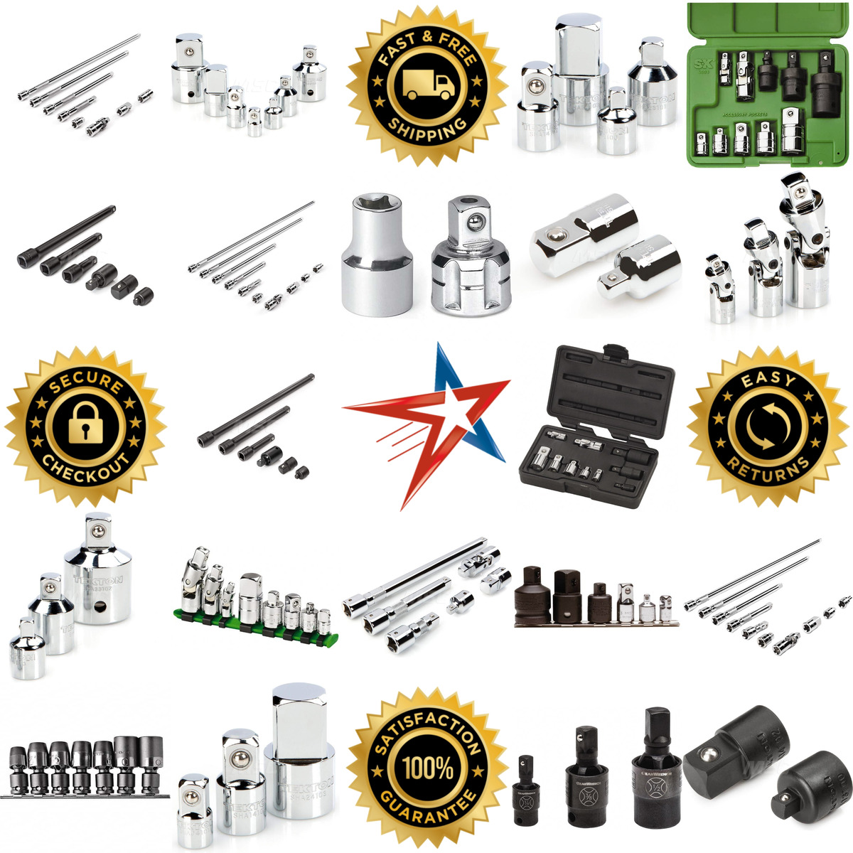 A selection of Socket Adapter and Universal Sets products on GoVets