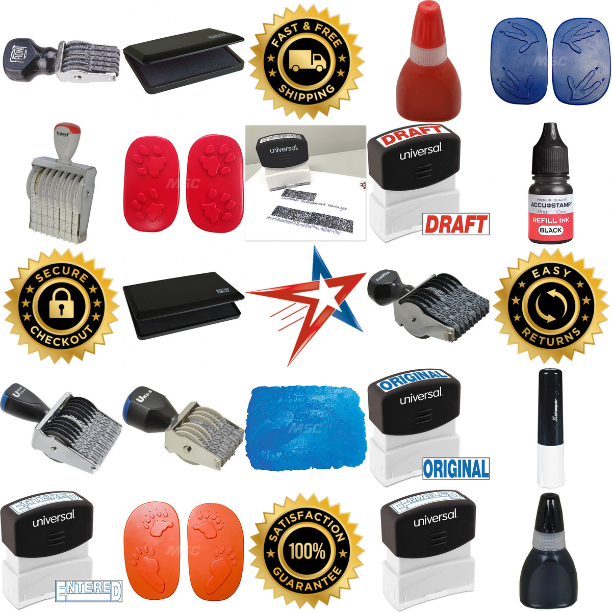 A selection of Rubber Stamps products on GoVets