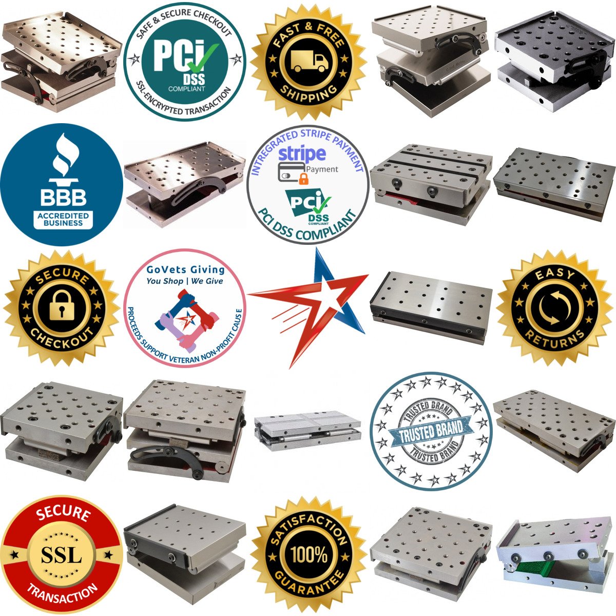 A selection of Sine Plates products on GoVets