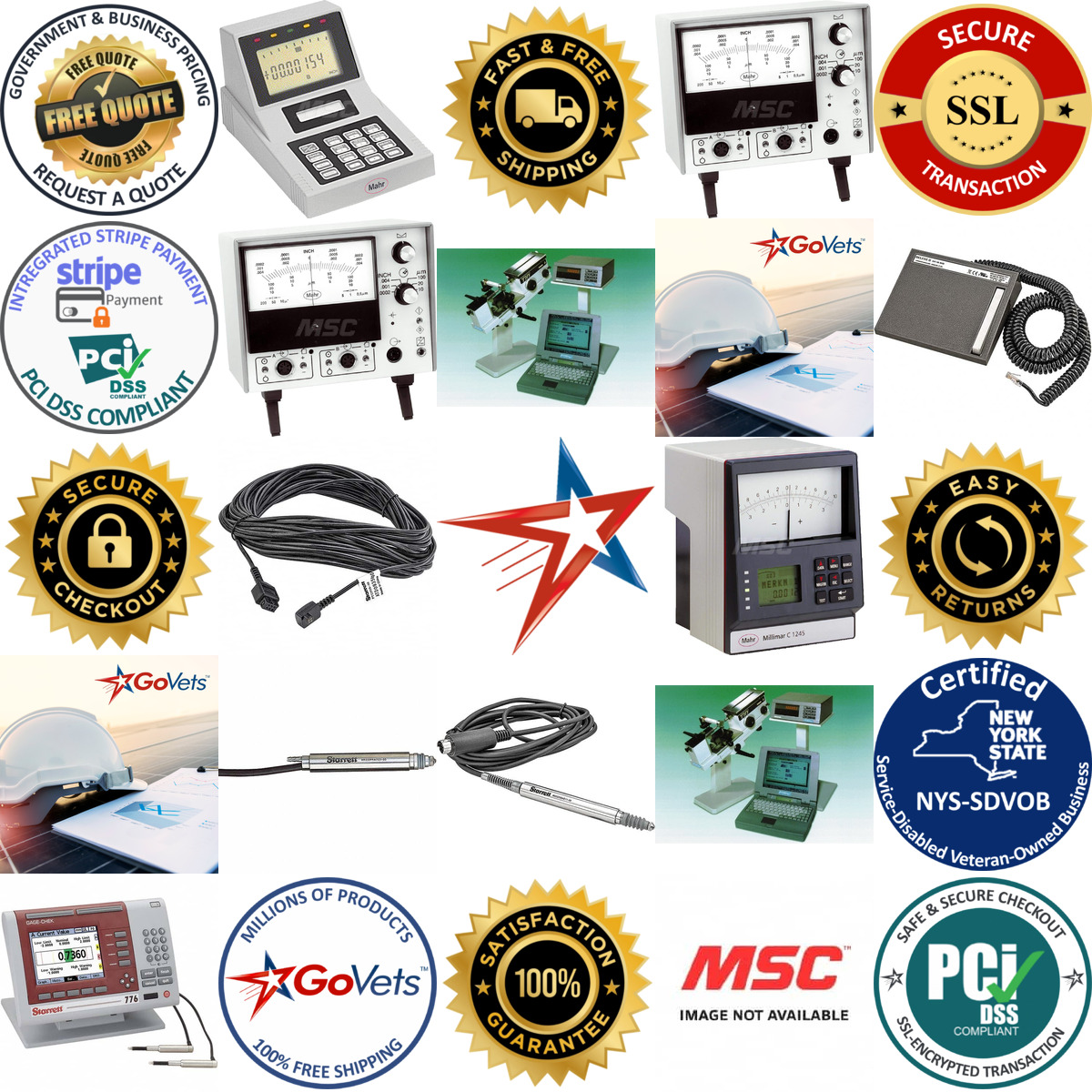 A selection of Electronic Gage Amplifiers and Accessories products on GoVets