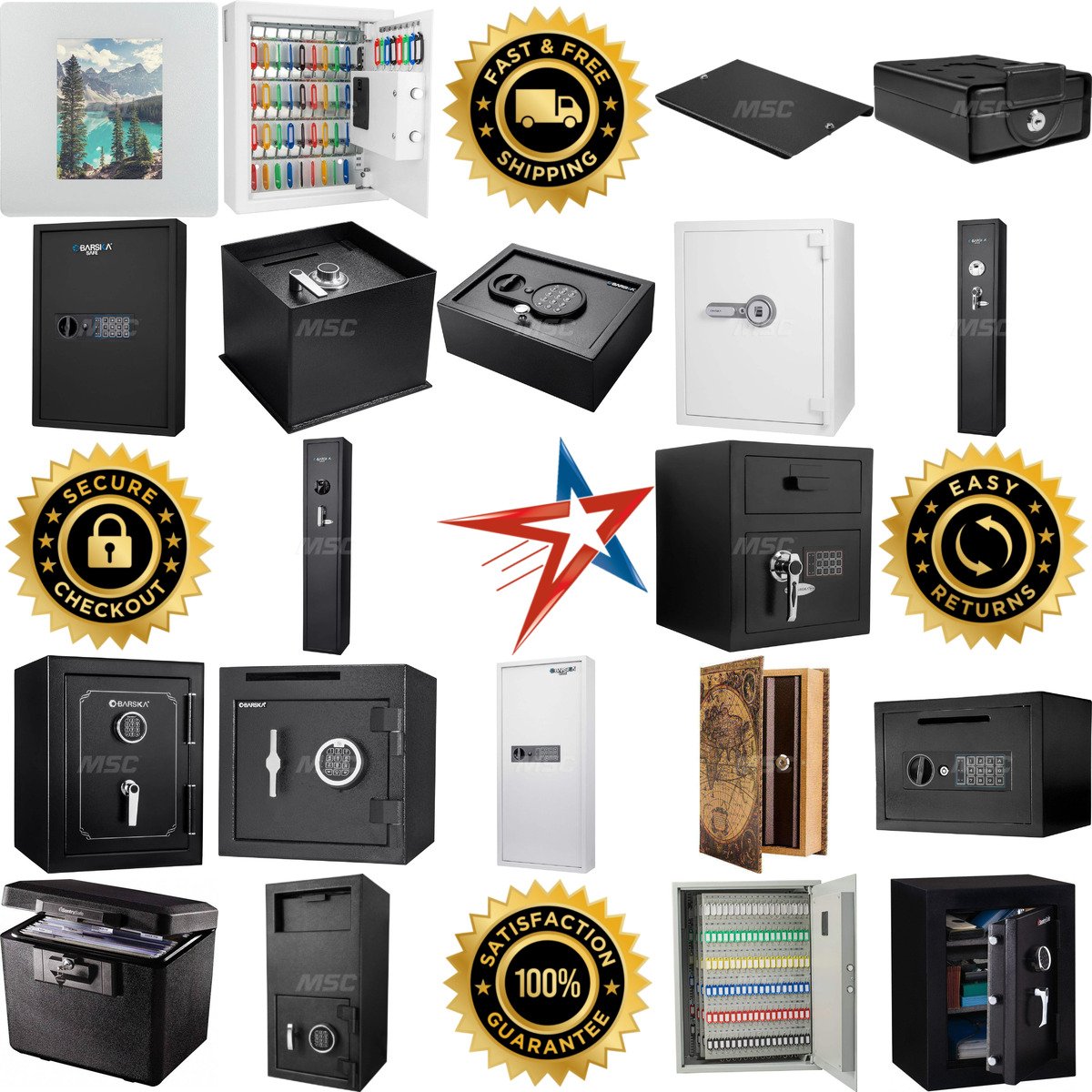 A selection of Safes products on GoVets