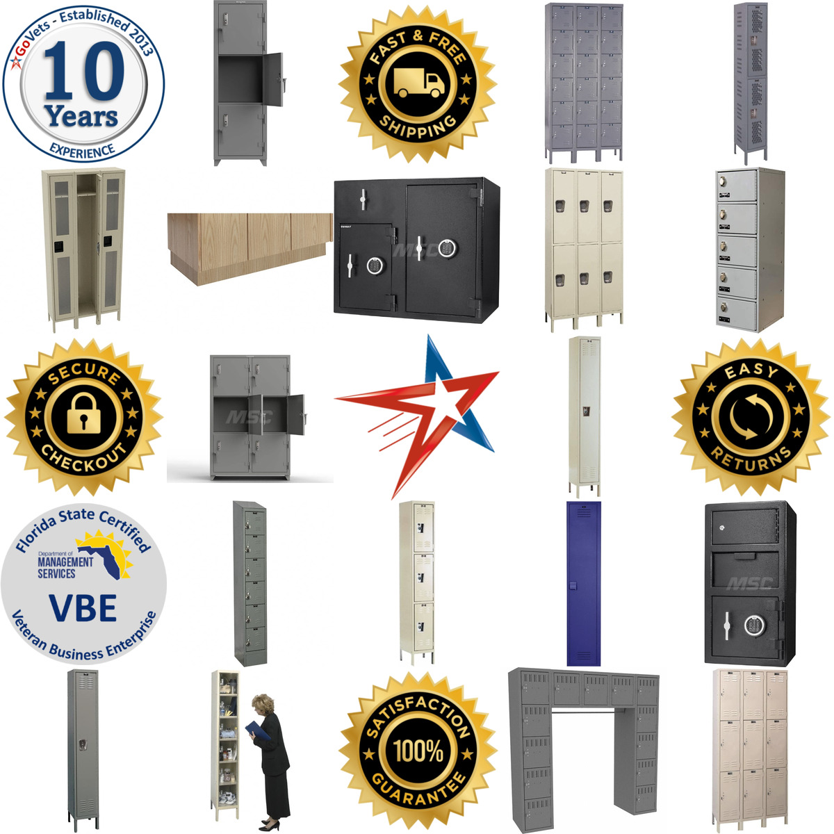 A selection of Lockers and Safes products on GoVets