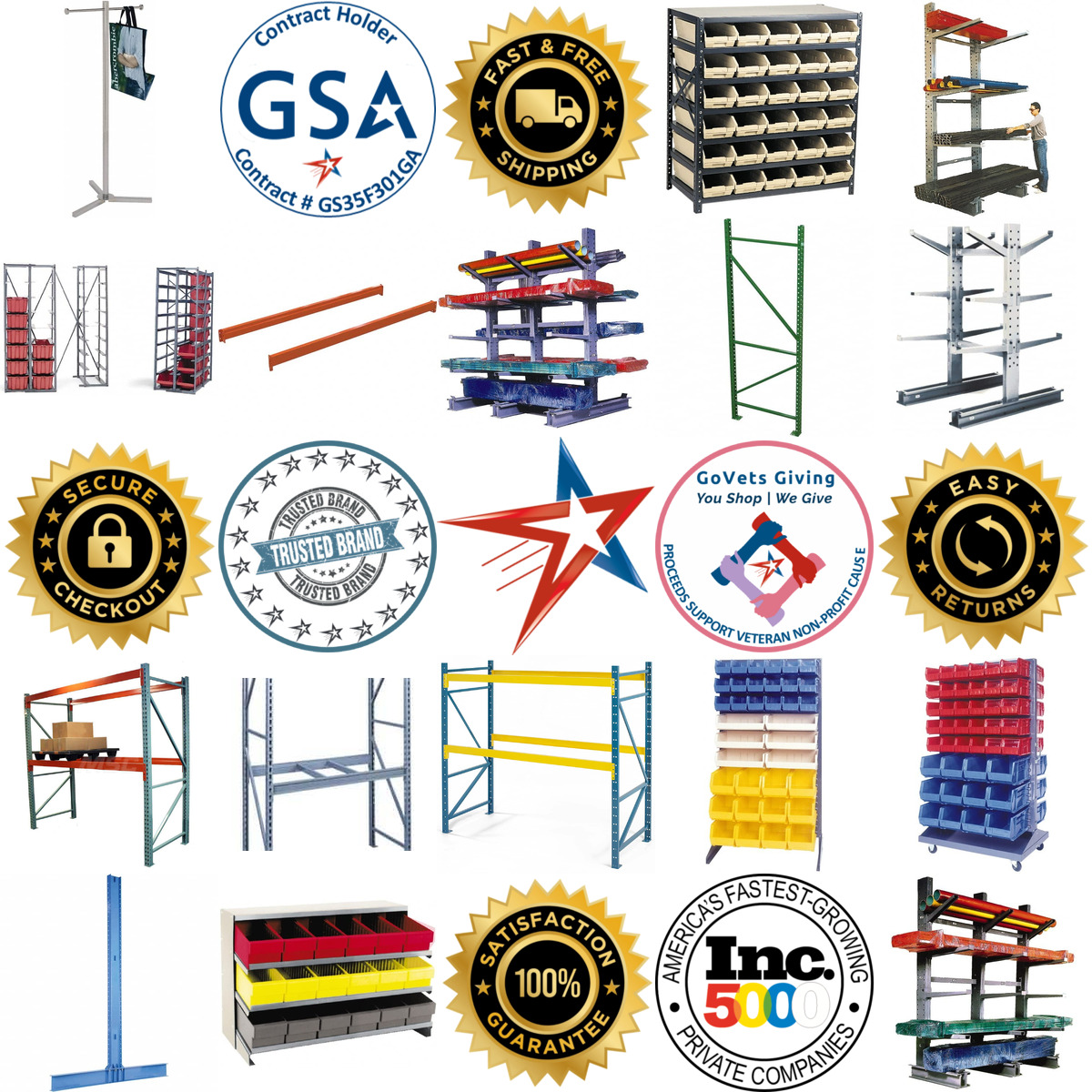 A selection of Racks Framing and Stanchions products on GoVets