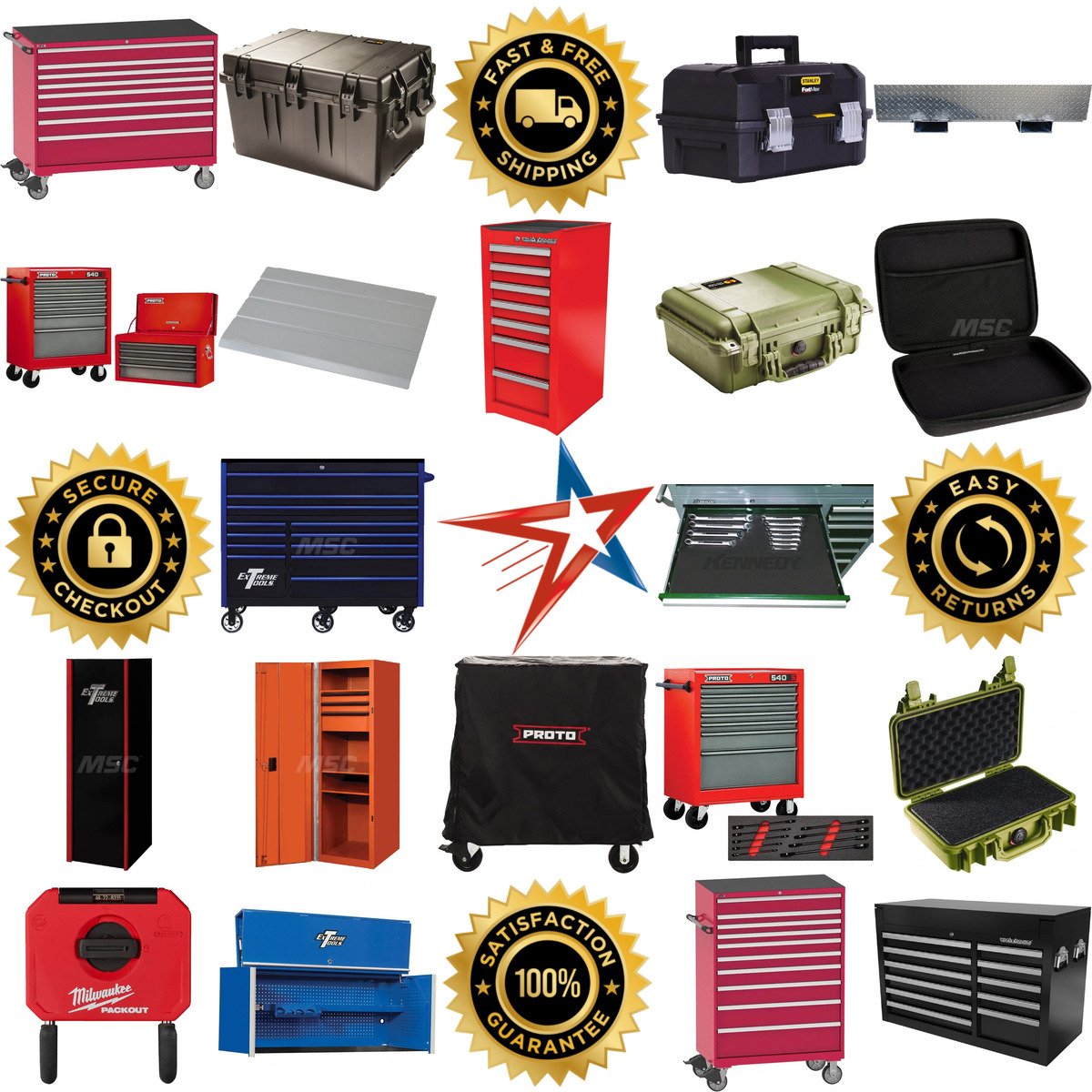 A selection of Tool Storage products on GoVets