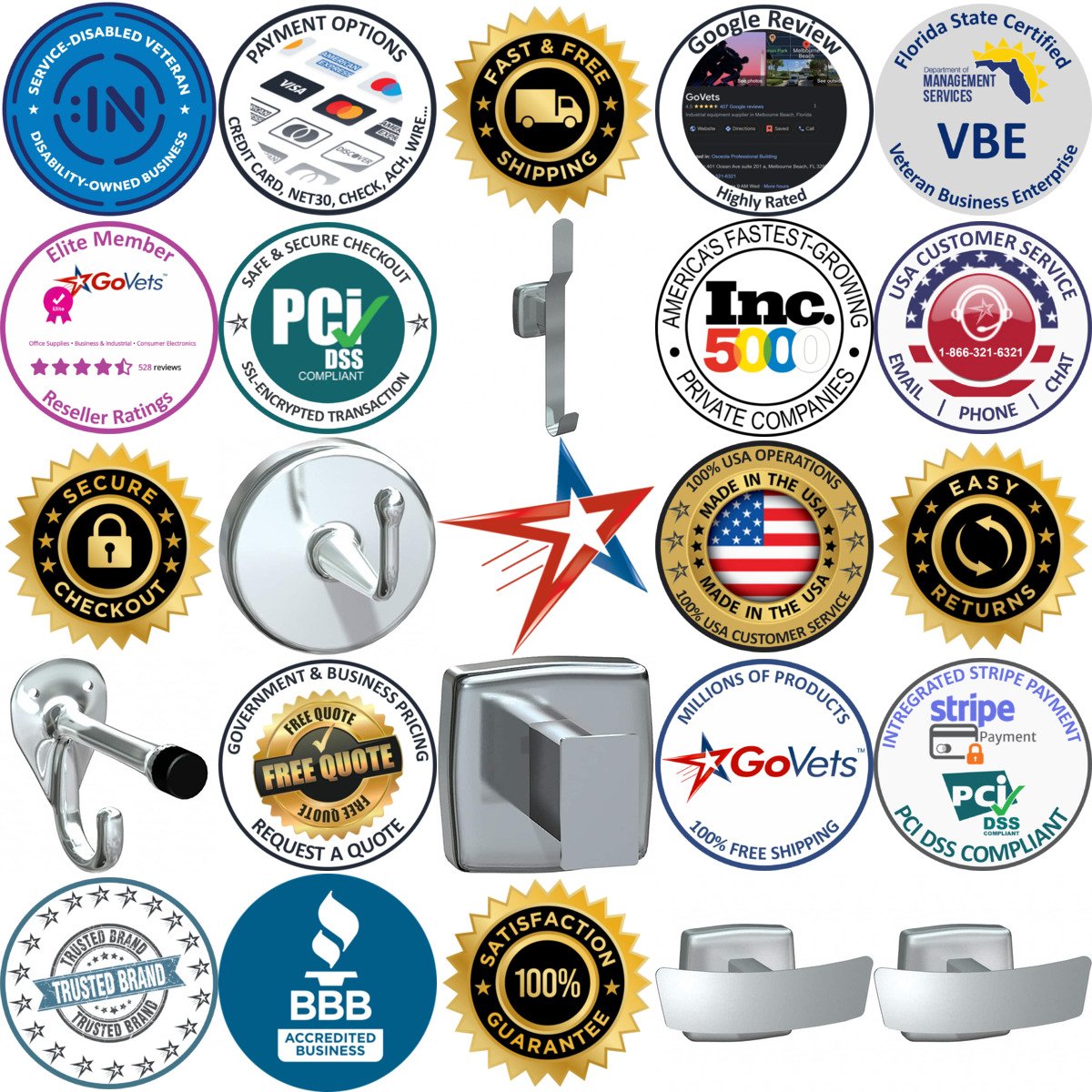 A selection of Asi American Specialties inc. products on GoVets