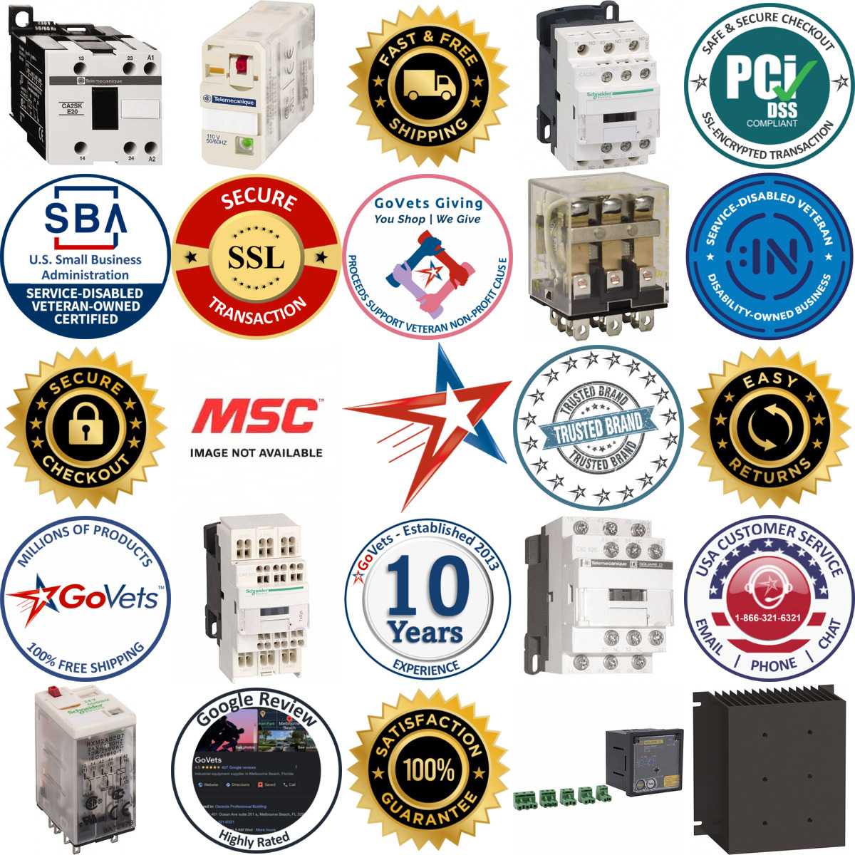 A selection of Circuit Breakers and Supplementary Protectors products on GoVets