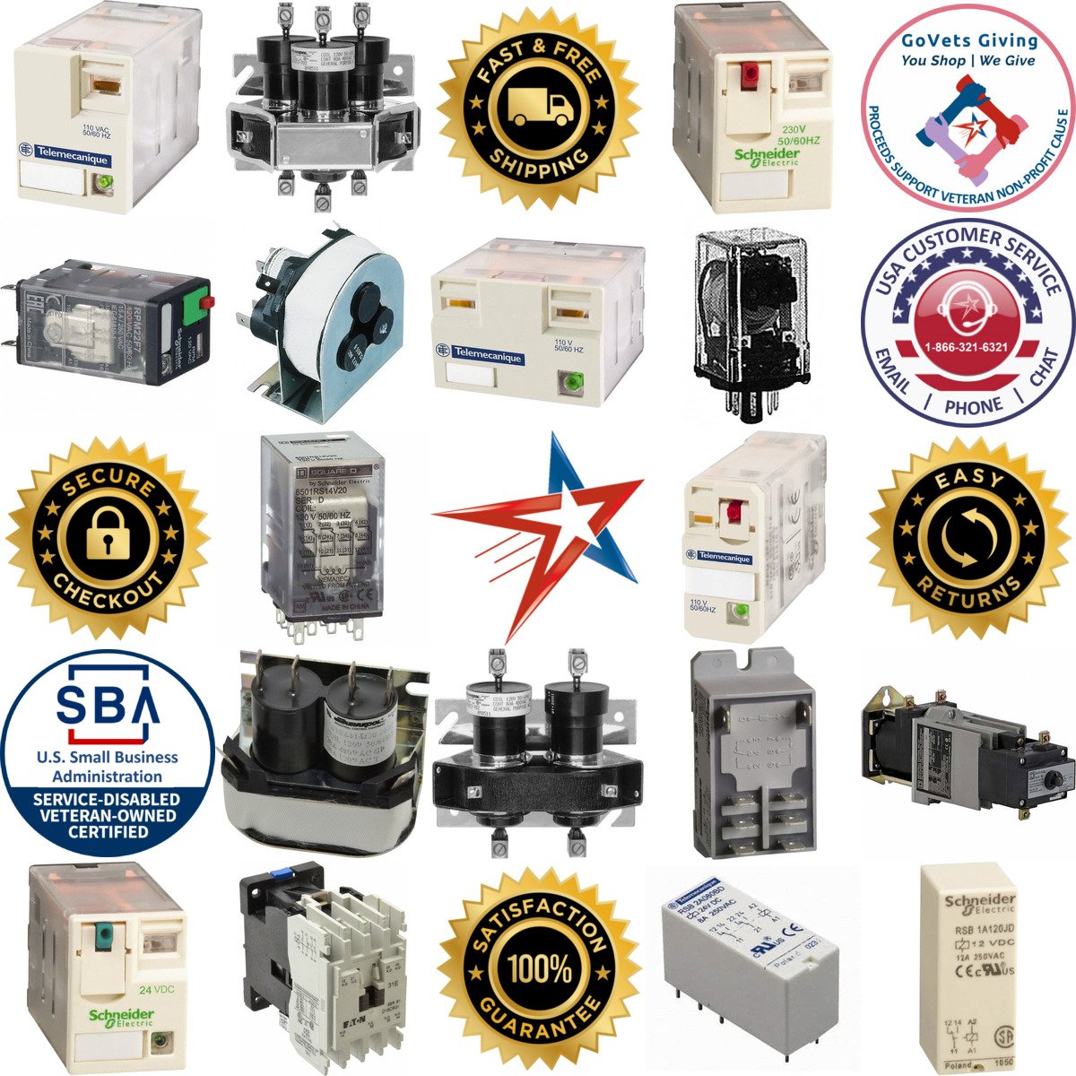 A selection of General Purpose Relays products on GoVets