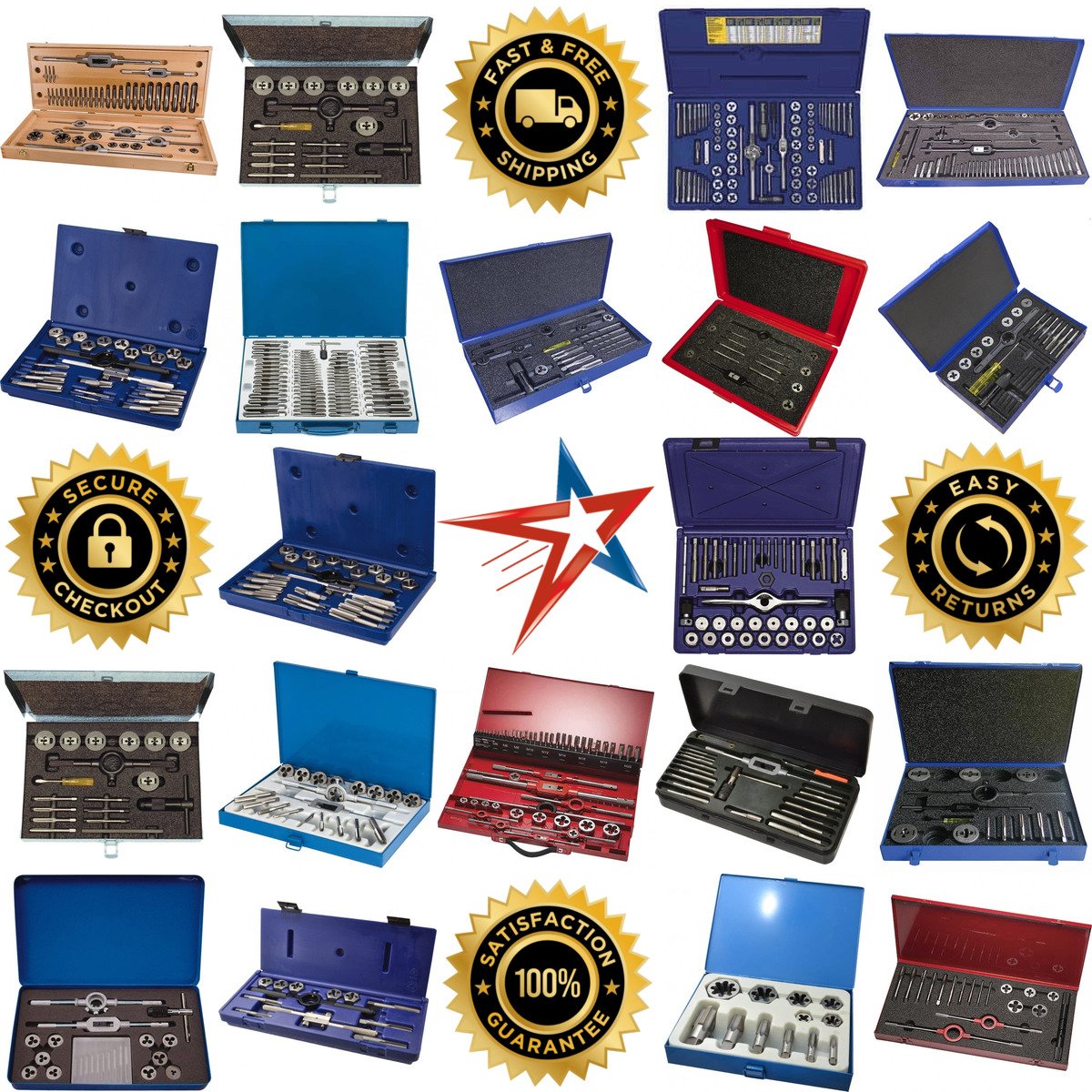 A selection of Tap and Die Sets products on GoVets