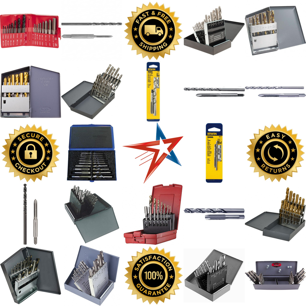 A selection of Tap and Drill Sets products on GoVets