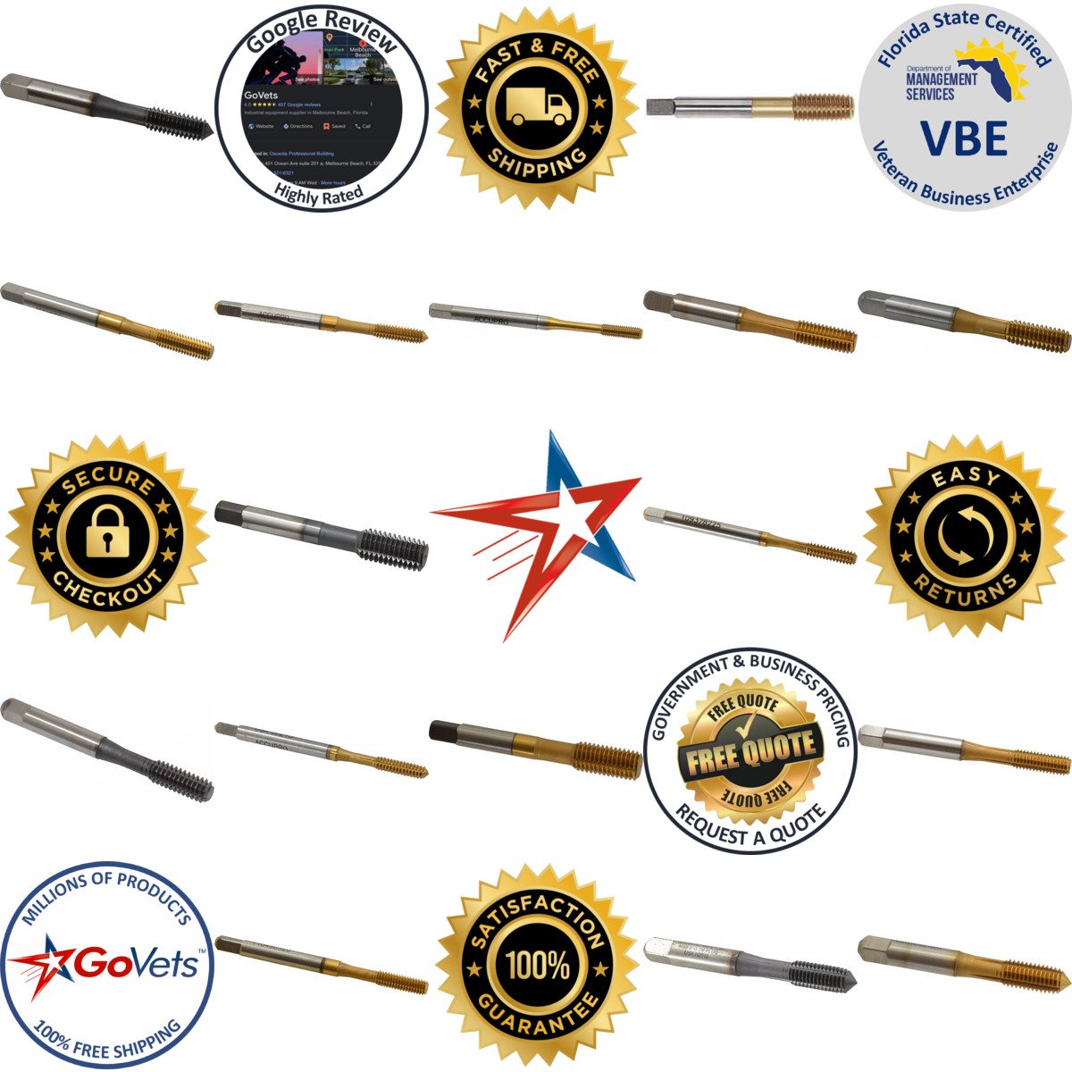 A selection of Accupro products on GoVets