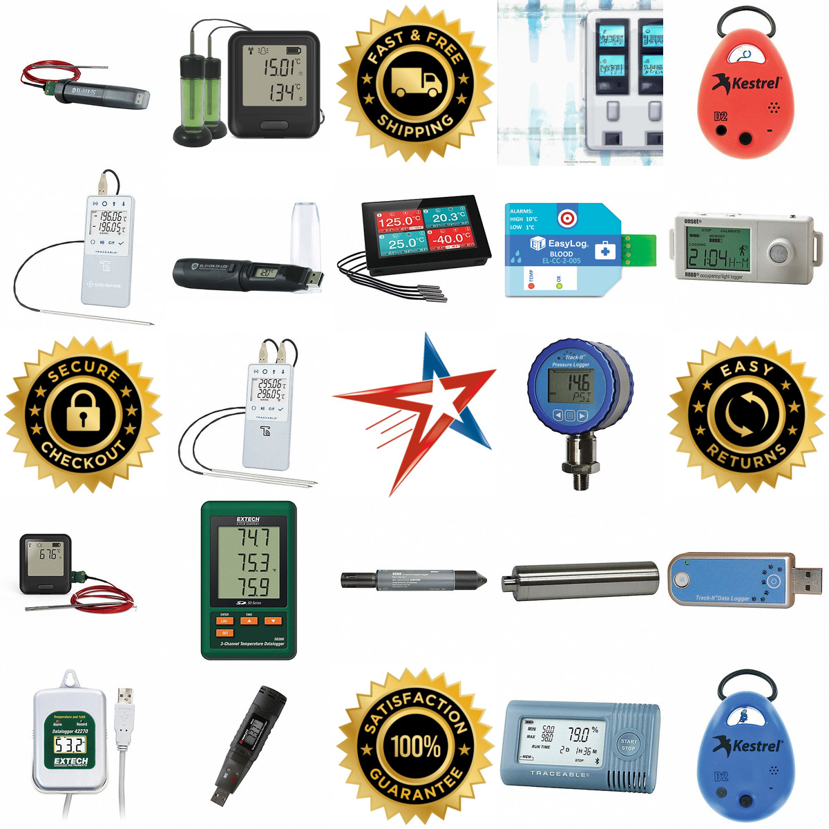 A selection of Nonelectrical Properties Data Loggers products on GoVets