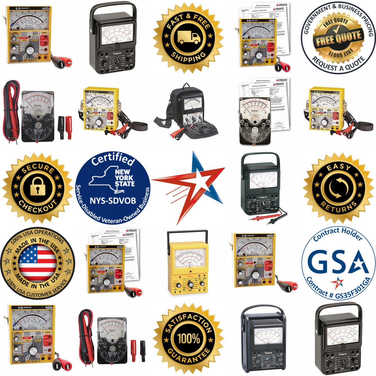 A selection of Analog Multimeters products on GoVets