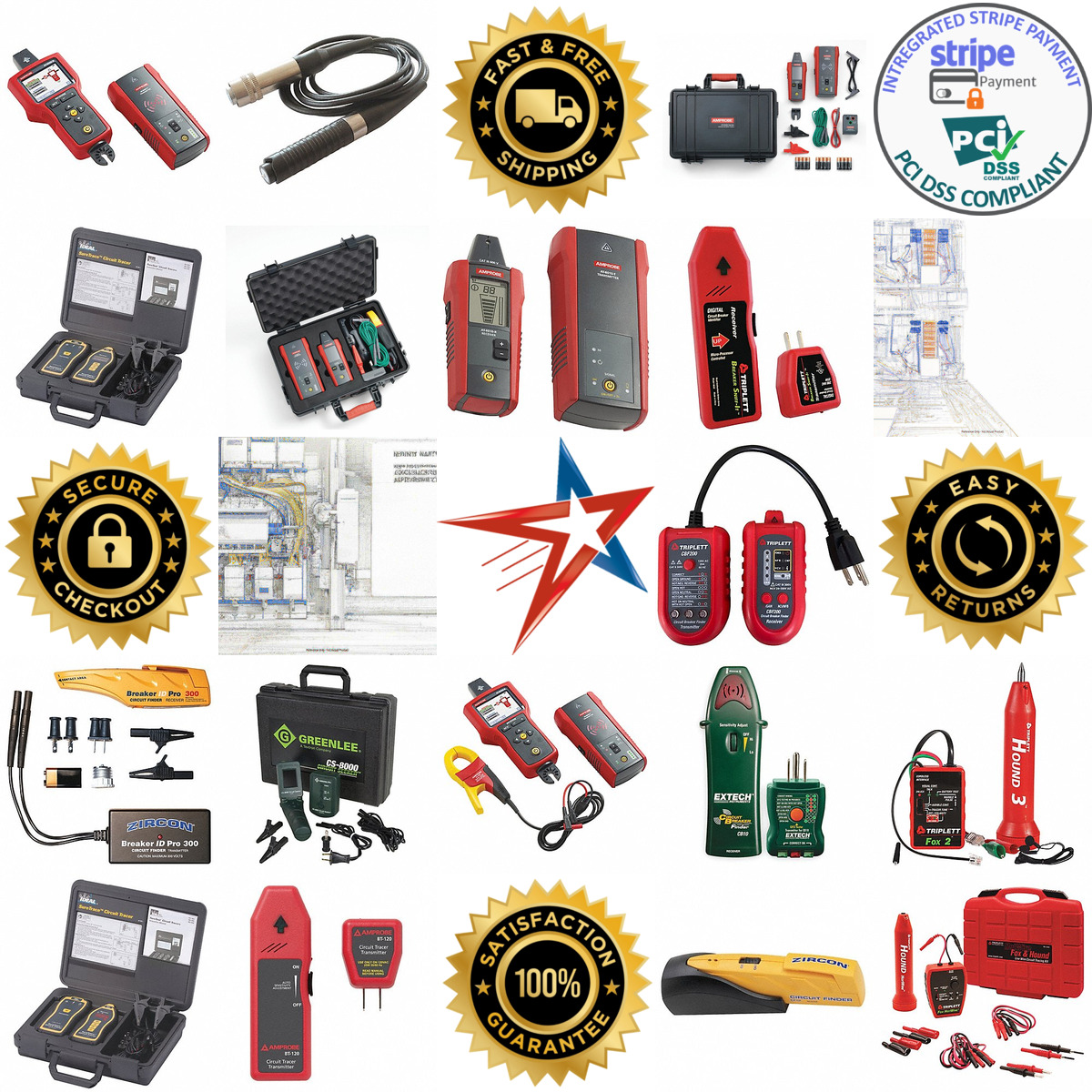 A selection of Circuit Tracers and Circuit Breaker Finders Early products on GoVets