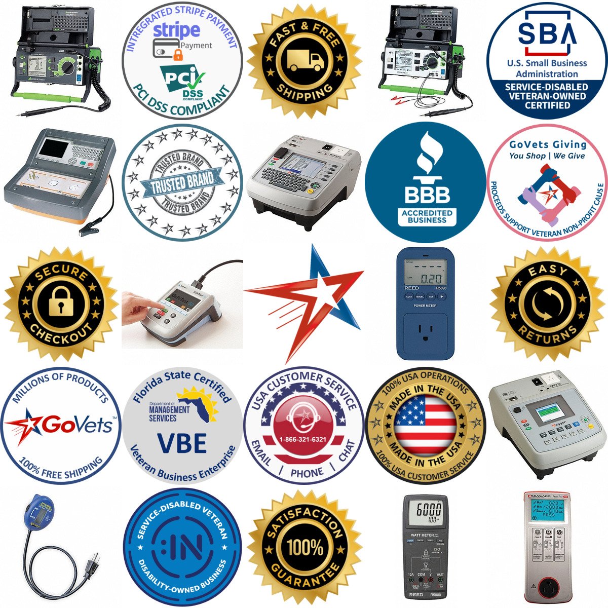 A selection of Tool and Appliance Electrical Testers and Meters products on GoVets