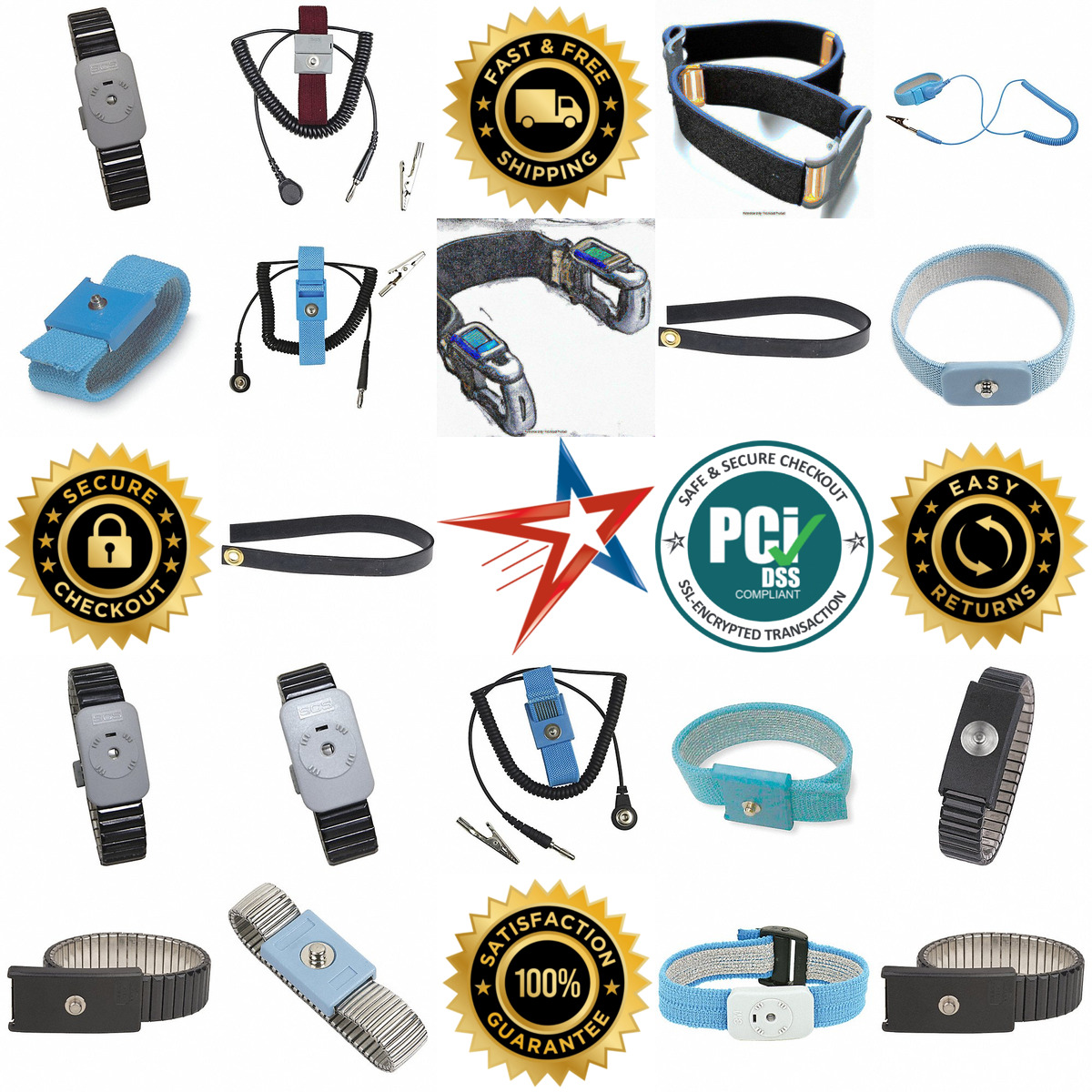 A selection of Antistatic Wrist Straps products on GoVets